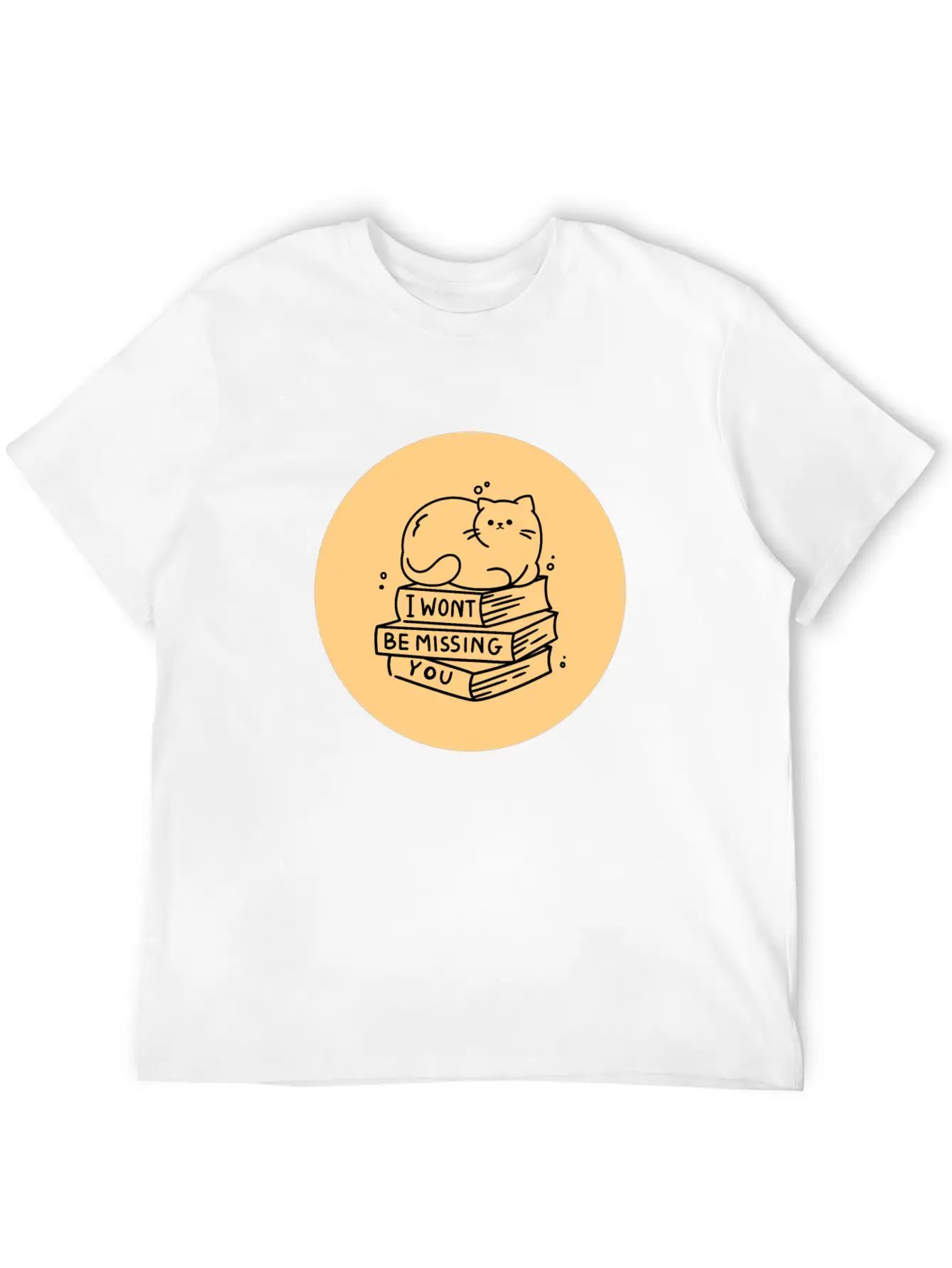 Sleepy Paw Cat Minimal T-shirts Stylish Everyday T-Shirt – Unisex Basic Cotton Tee