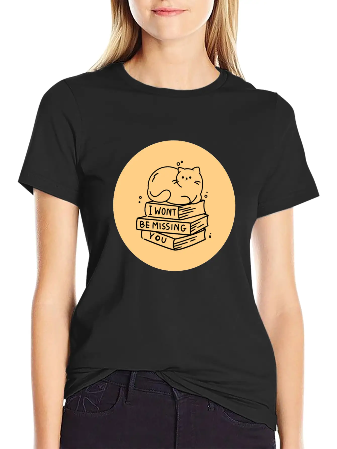 Sleepy Paw Cat Minimal T-shirts Stylish Everyday T-Shirt – Unisex Basic Cotton Tee