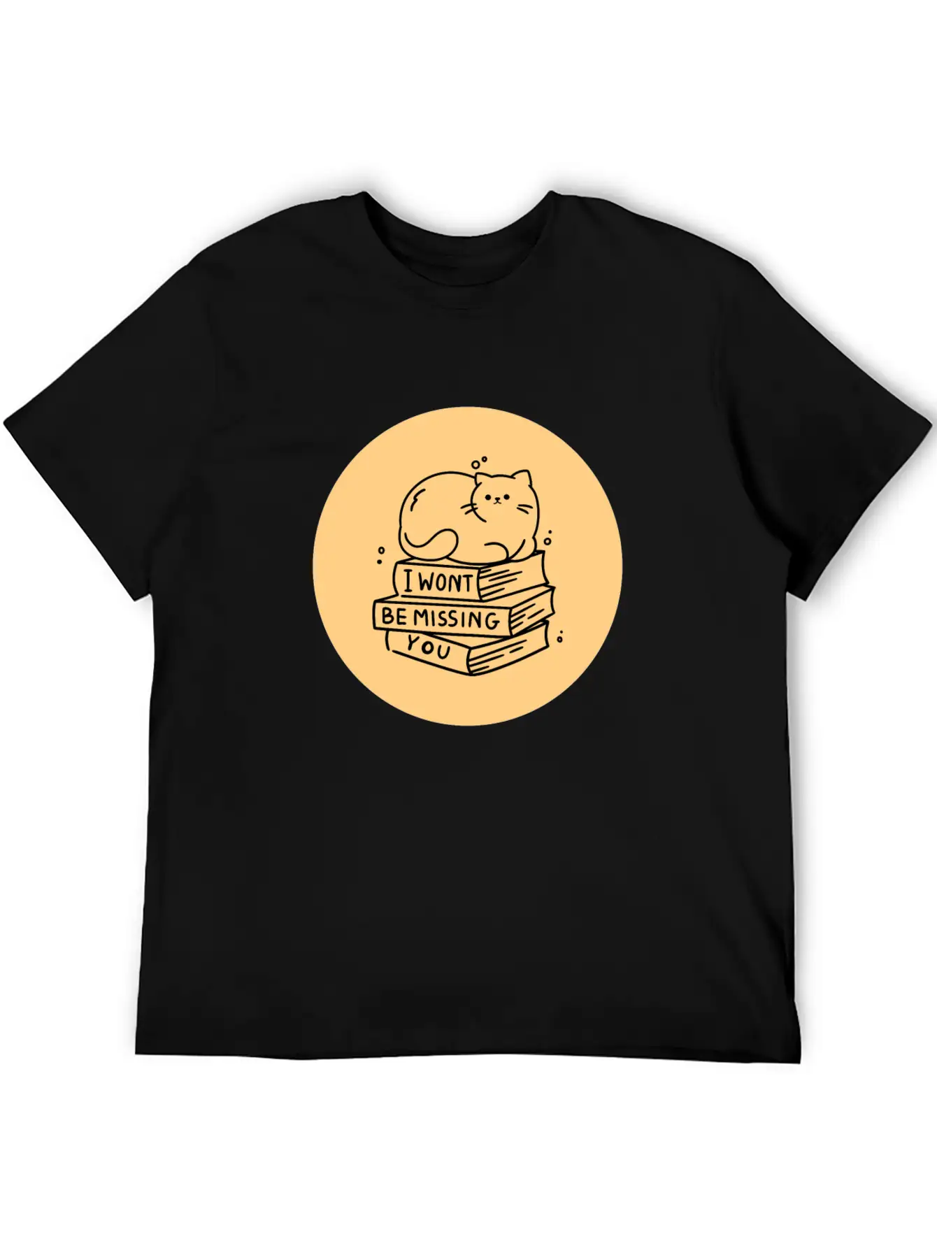 Sleepy Paw Cat Minimal T-shirts Stylish Everyday T-Shirt – Unisex Basic Cotton Tee