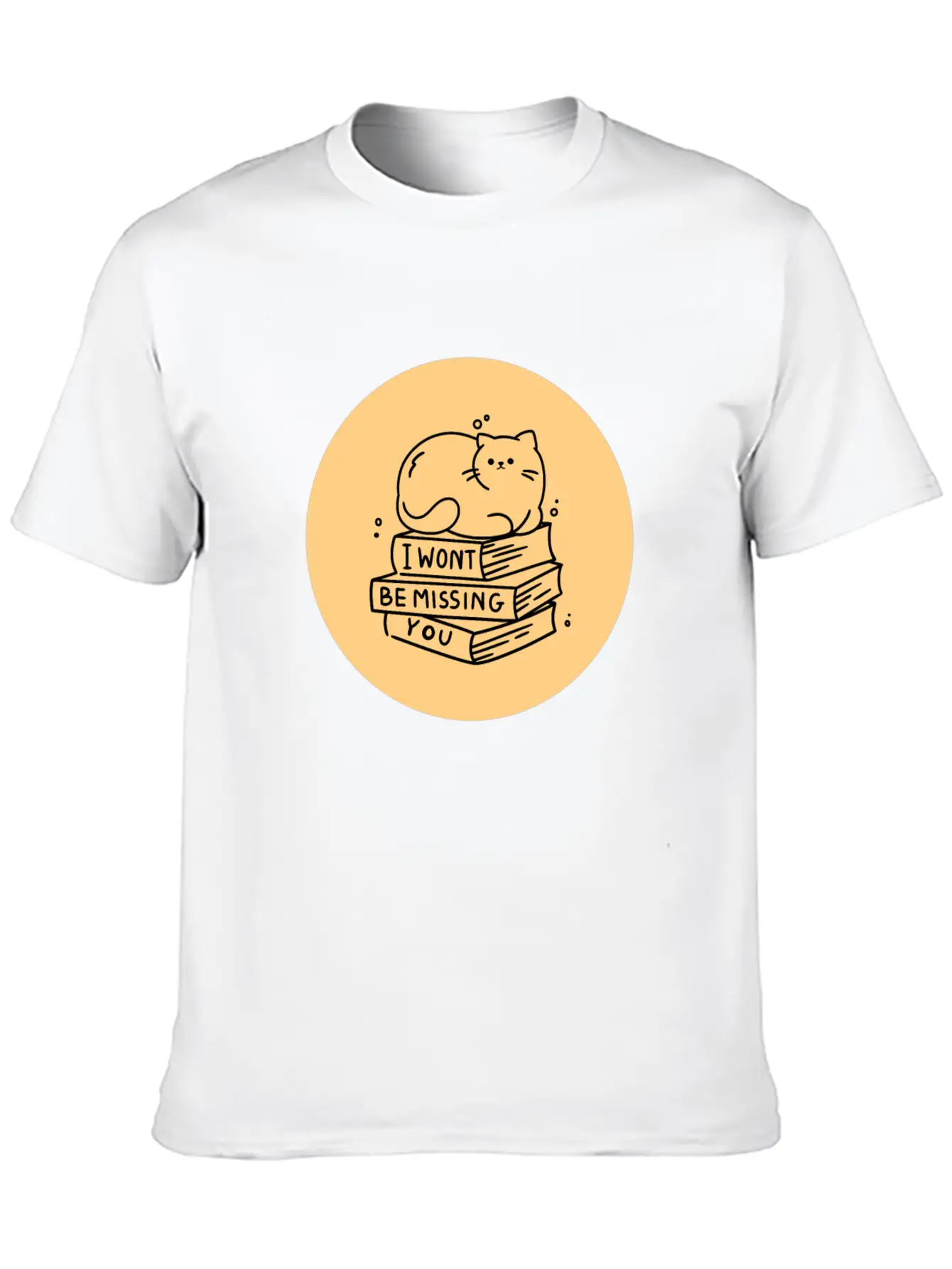 Sleepy Paw Cat Minimal T-shirts Stylish Everyday T-Shirt – Unisex Basic Cotton Tee