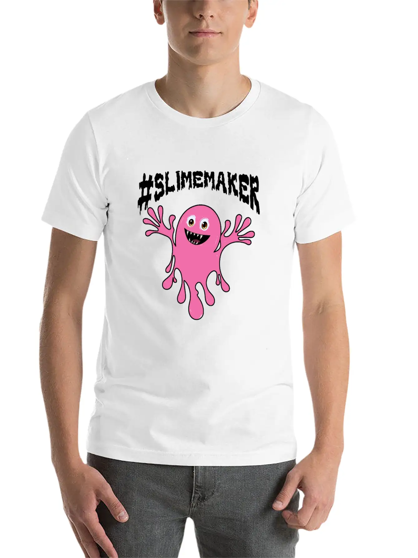 Slime Nerd Glasses Cute Adorable For Slime Maker Timeless Short Sleeve Tee – Comfy And Minimalist Design