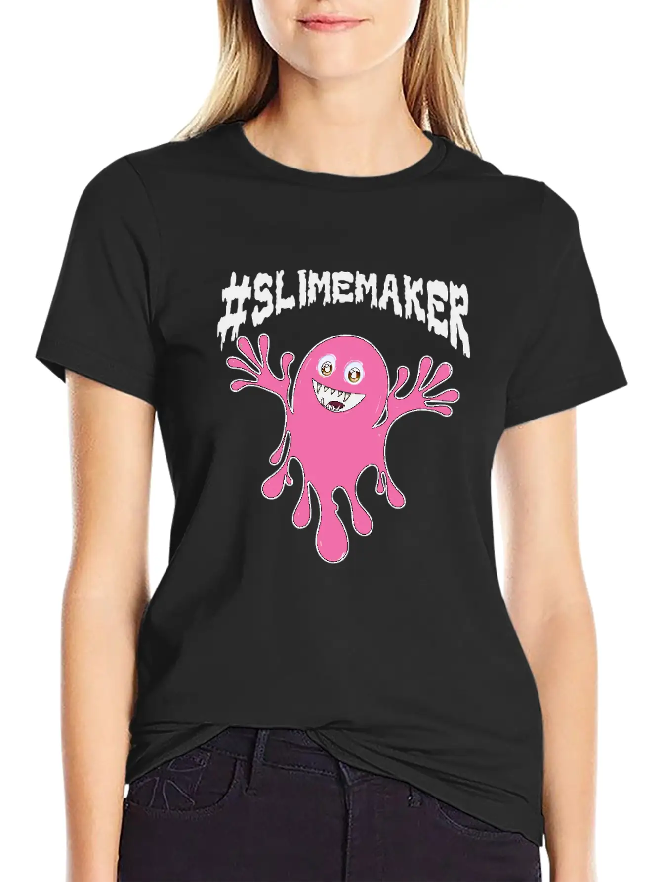 Slime Nerd Glasses Cute Adorable For Slime Maker Timeless Short Sleeve Tee – Comfy And Minimalist Design