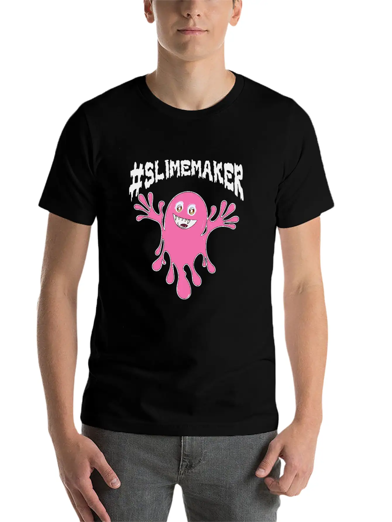 Slime Nerd Glasses Cute Adorable For Slime Maker Timeless Short Sleeve Tee – Comfy And Minimalist Design