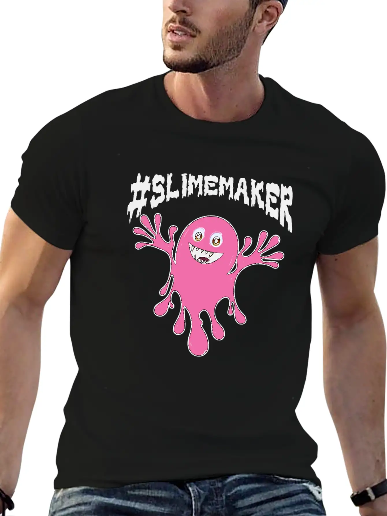 Slime Nerd Glasses Cute Adorable For Slime Maker Timeless Short Sleeve Tee – Comfy And Minimalist Design