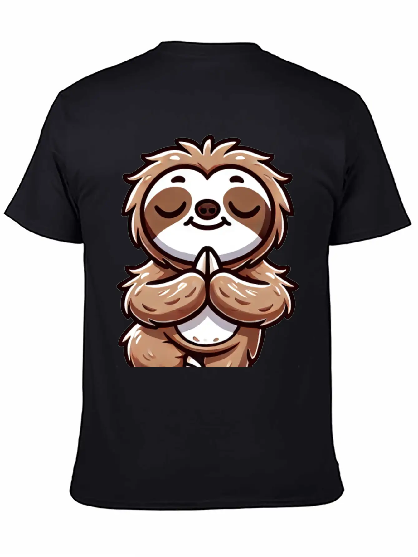Sloth Yoga Meditation Autogenic Training Balance Timeless Short Sleeve Tee – Comfy And Minimalist Design