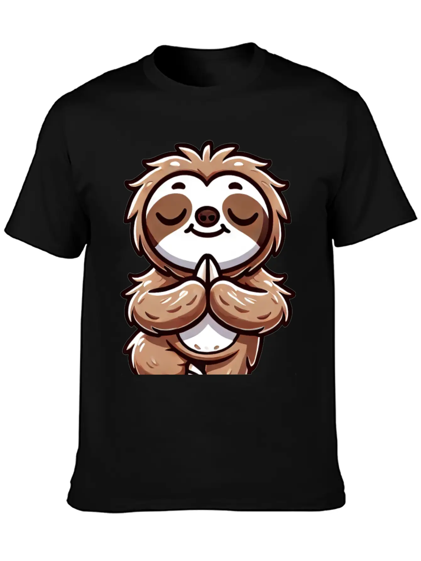 Sloth Yoga Meditation Autogenic Training Balance Timeless Short Sleeve Tee – Comfy And Minimalist Design
