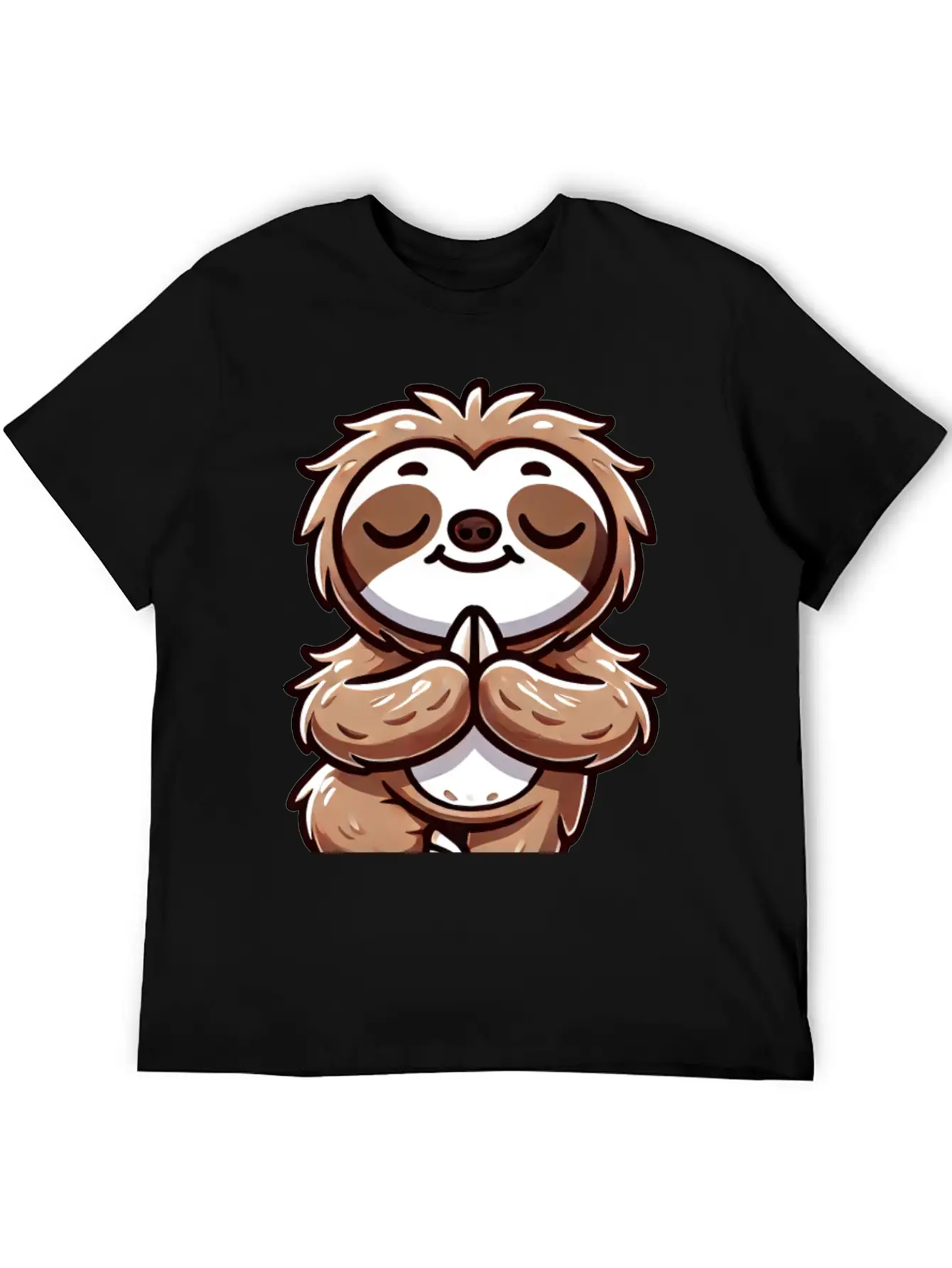 Sloth Yoga Meditation Autogenic Training Balance Timeless Short Sleeve Tee – Comfy And Minimalist Design