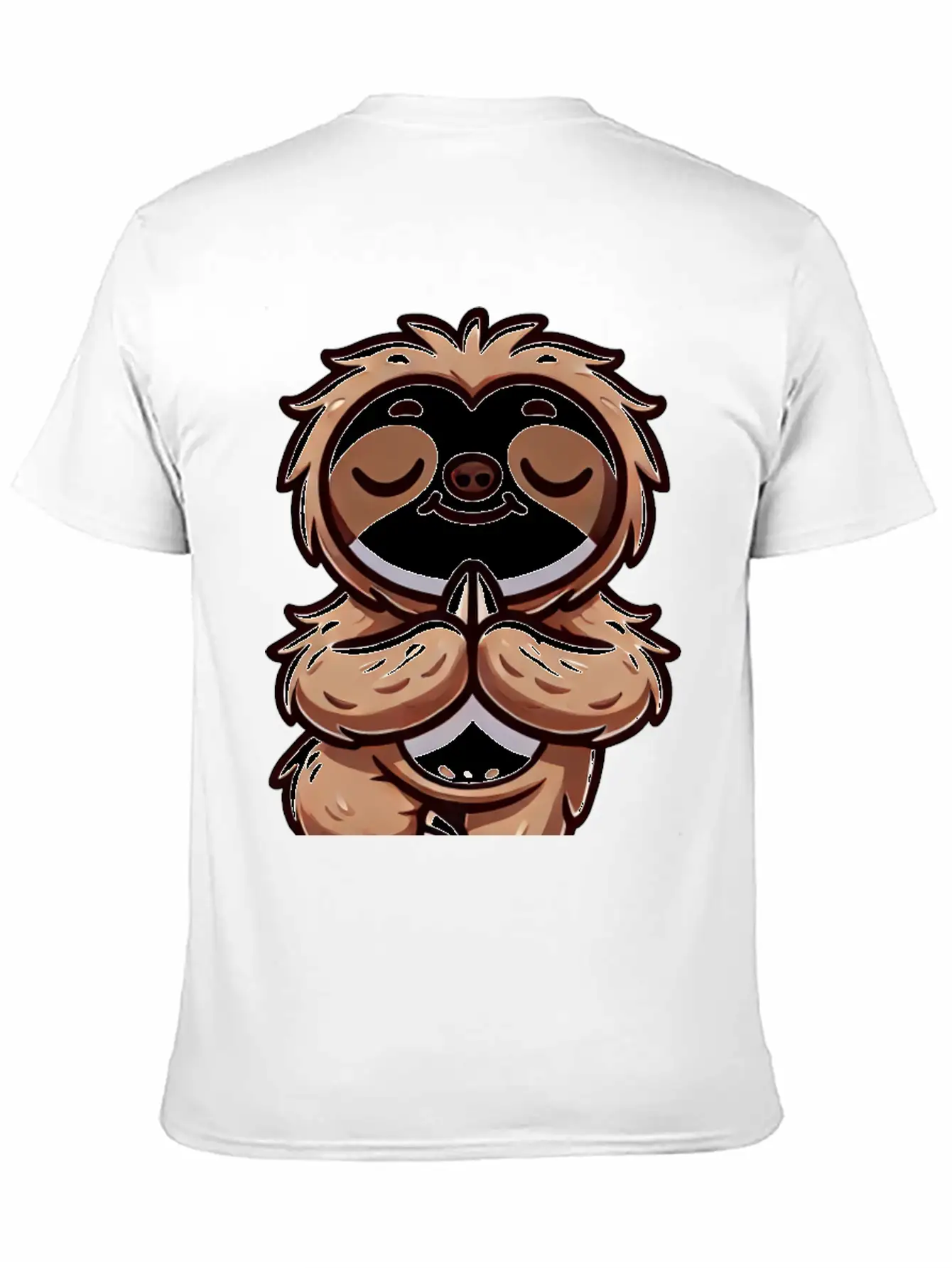 Sloth Yoga Meditation Autogenic Training Balance Timeless Short Sleeve Tee – Comfy And Minimalist Design