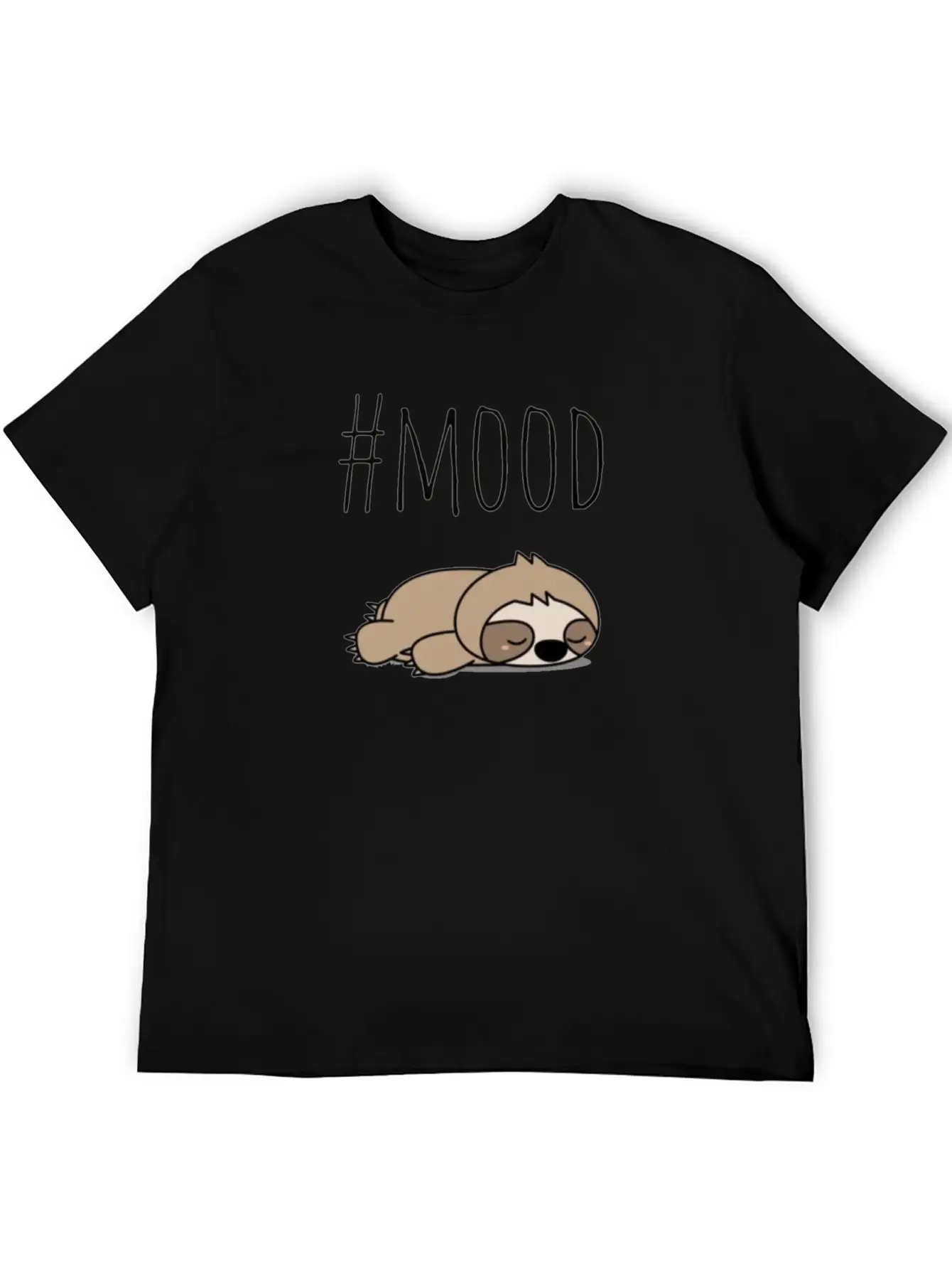 Slothy Mood Stylish Everyday T-Shirt – Unisex Basic Cotton Tee