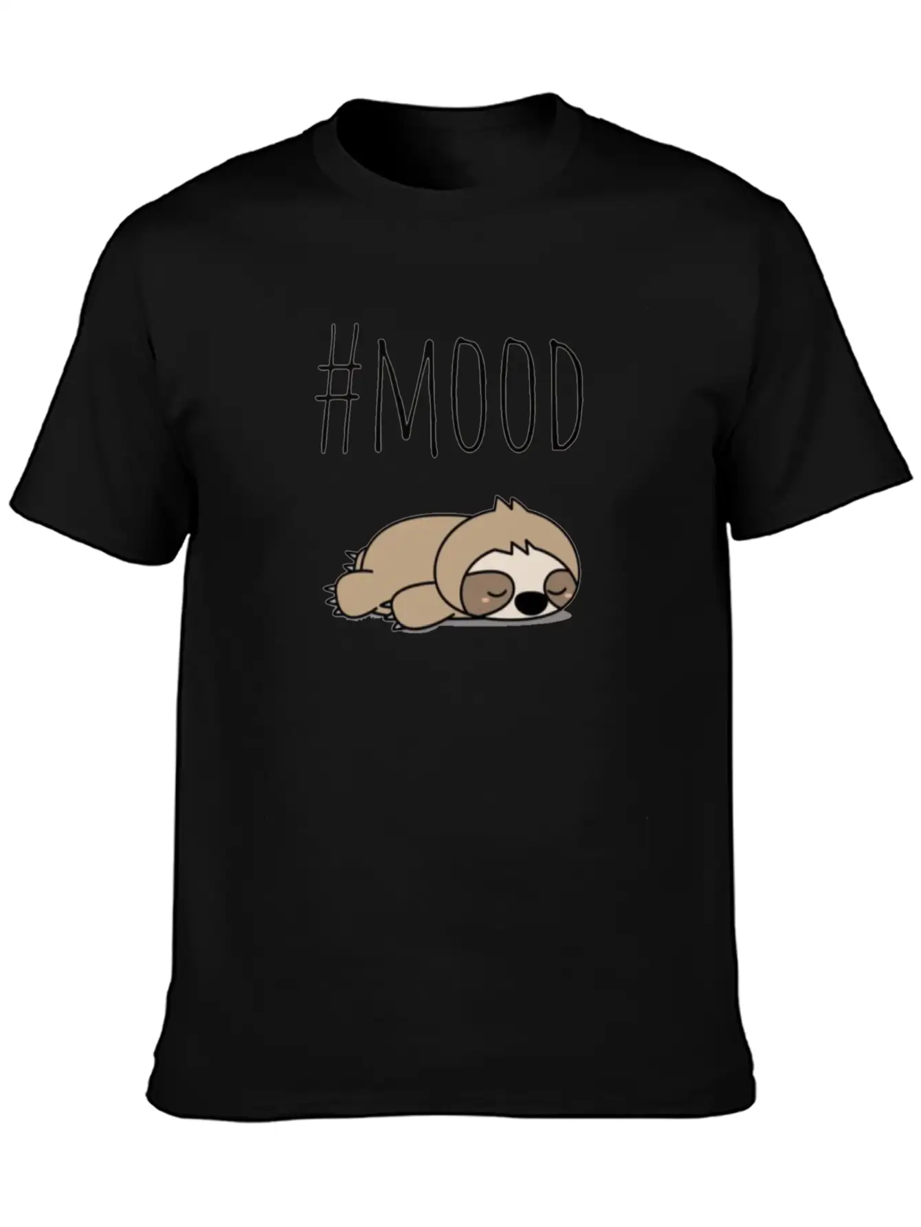 Slothy Mood Stylish Everyday T-Shirt – Unisex Basic Cotton Tee