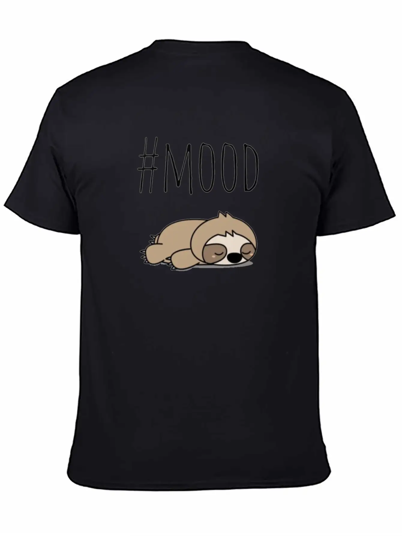 Slothy Mood Stylish Everyday T-Shirt – Unisex Basic Cotton Tee