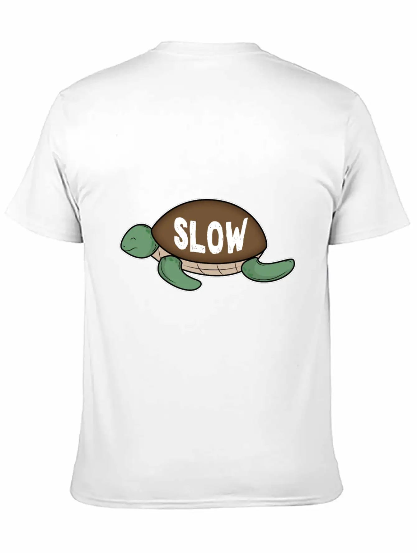 Slow Turtle Comfortable Minimalist Graphic Tee – Summer Style Essential