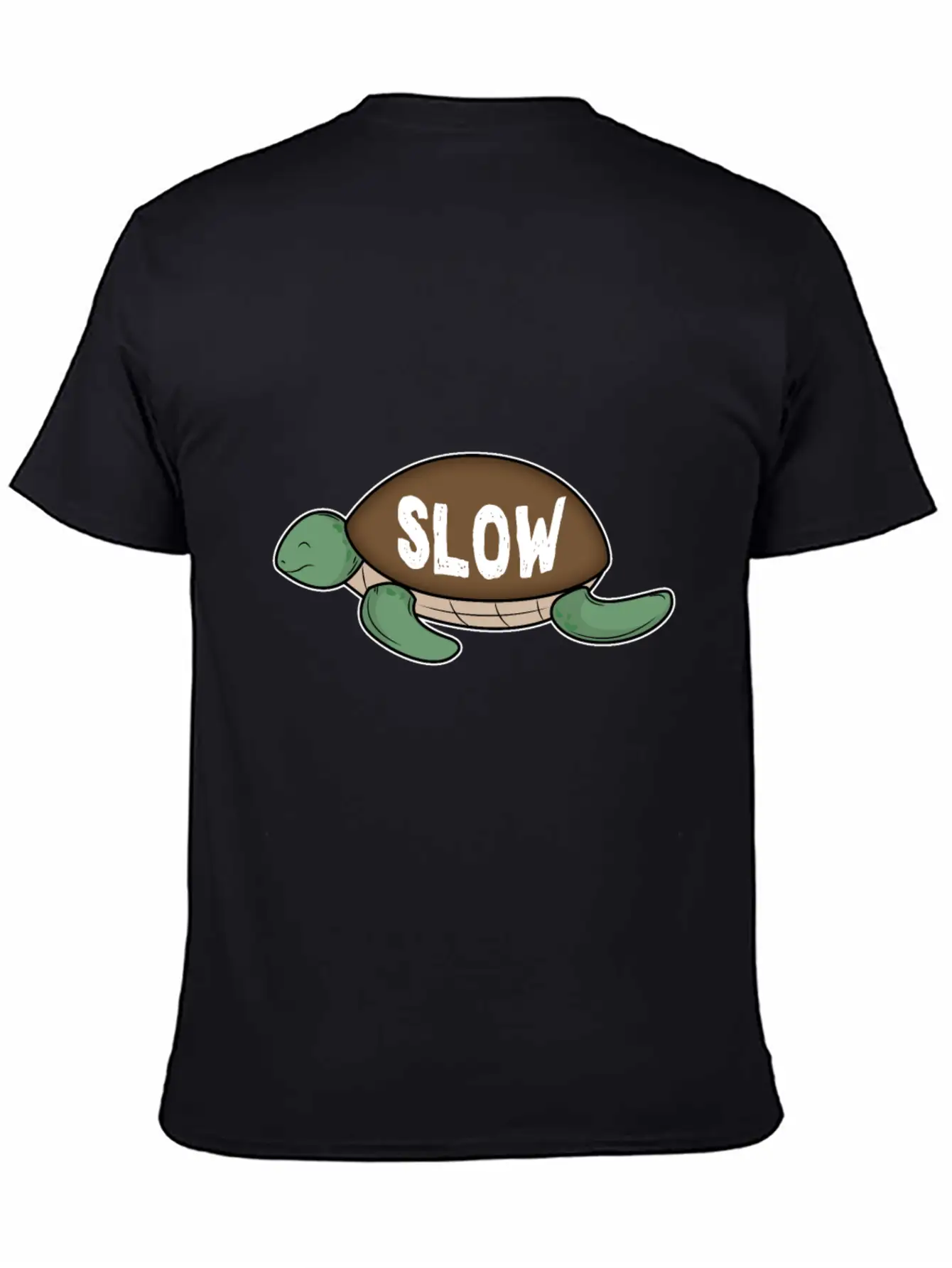Slow Turtle Comfortable Minimalist Graphic Tee – Summer Style Essential