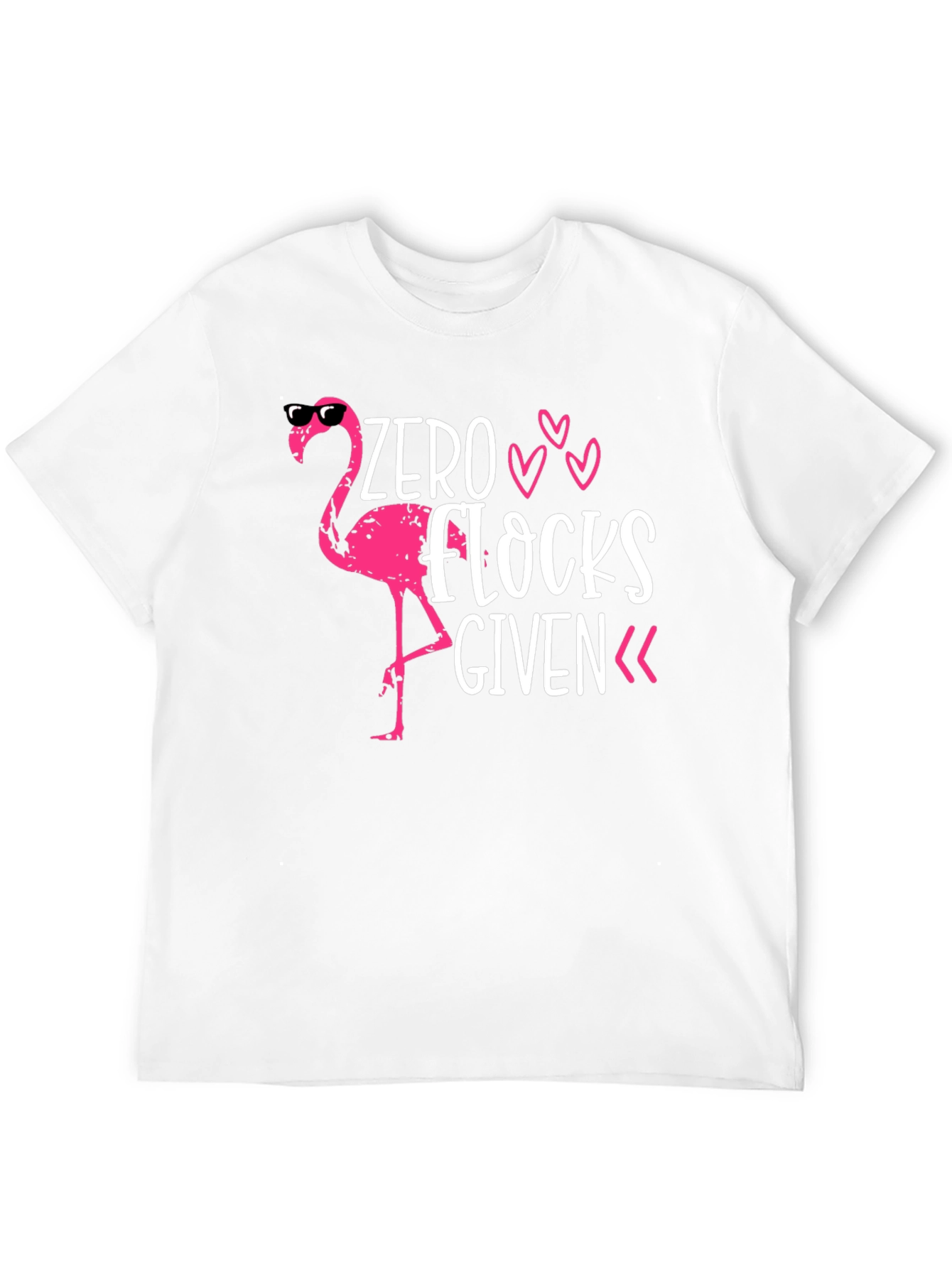 Zero Flocks Given Flamingo T-Shirt