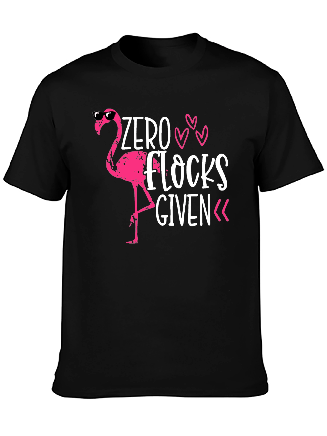 Zero Flocks Given Flamingo T-Shirt