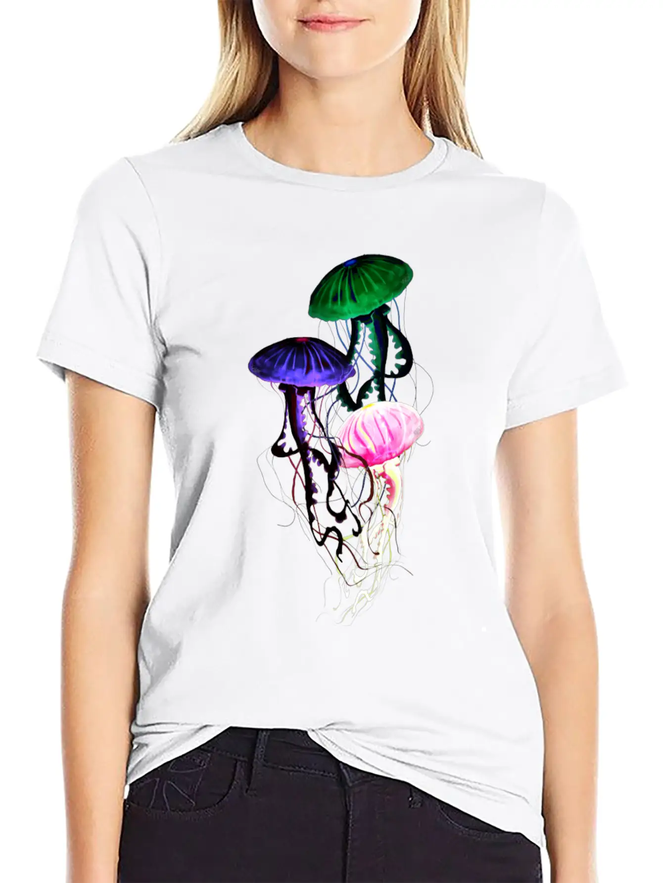 Small Jelly Bloom Unisex Casual T-Shirt – Clean Design For Daily Comfort