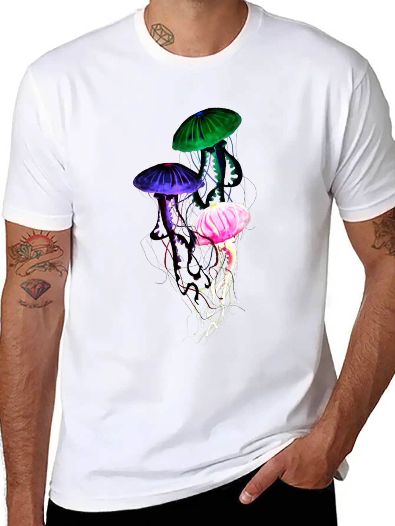 Small Jelly Bloom Unisex Casual T-Shirt – Clean Design For Daily Comfort