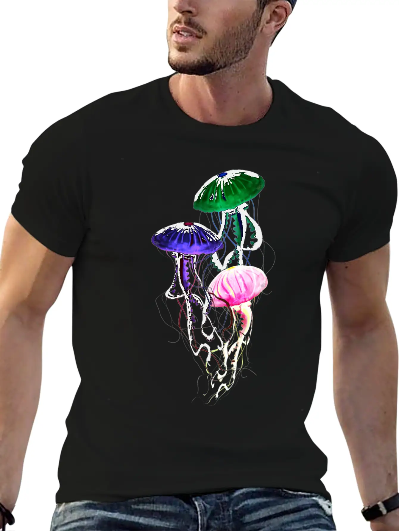 Small Jelly Bloom Unisex Casual T-Shirt – Clean Design For Daily Comfort