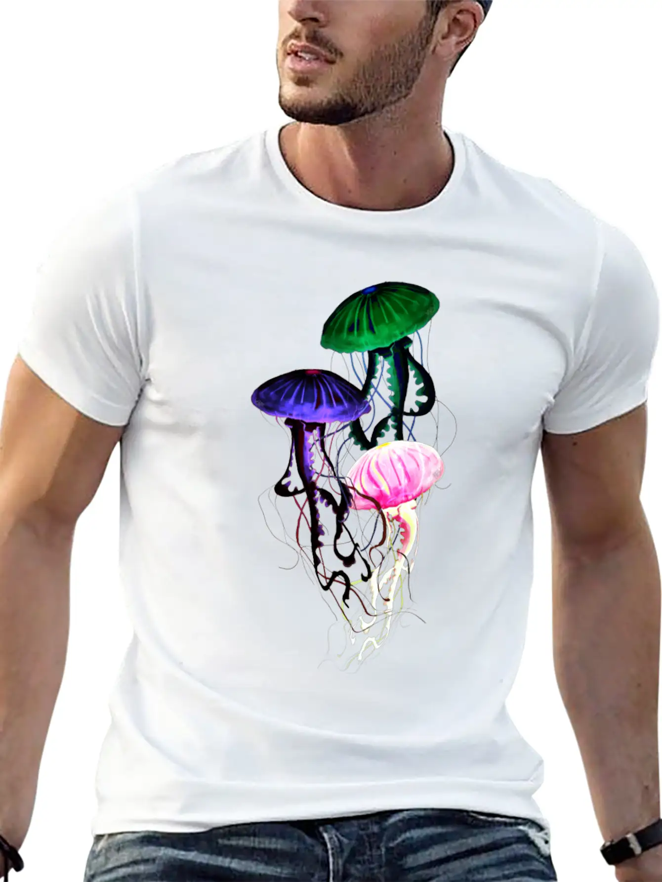 Small Jelly Bloom Unisex Casual T-Shirt – Clean Design For Daily Comfort