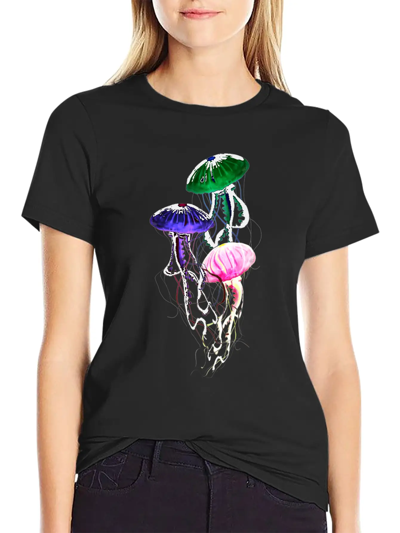 Small Jelly Bloom Unisex Casual T-Shirt – Clean Design For Daily Comfort