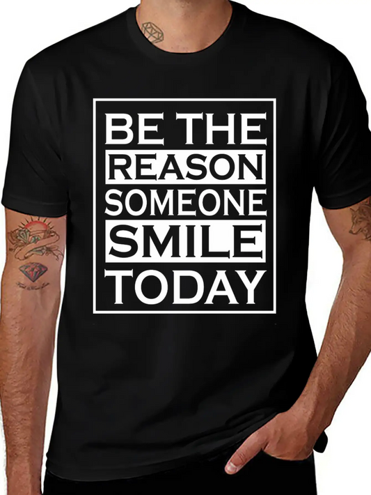 Smile | Cool Saying Comfortable Minimalist Graphic Tee – Summer Style Essential