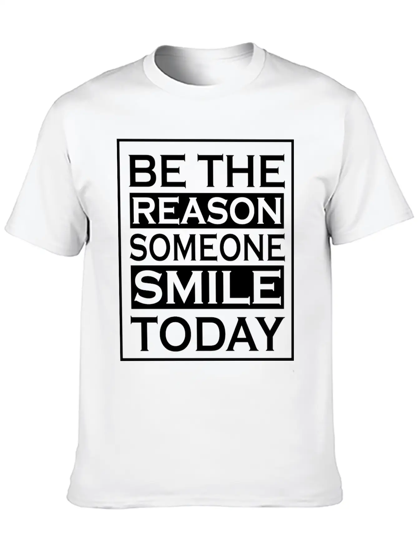 Smile | Cool Saying Comfortable Minimalist Graphic Tee – Summer Style Essential