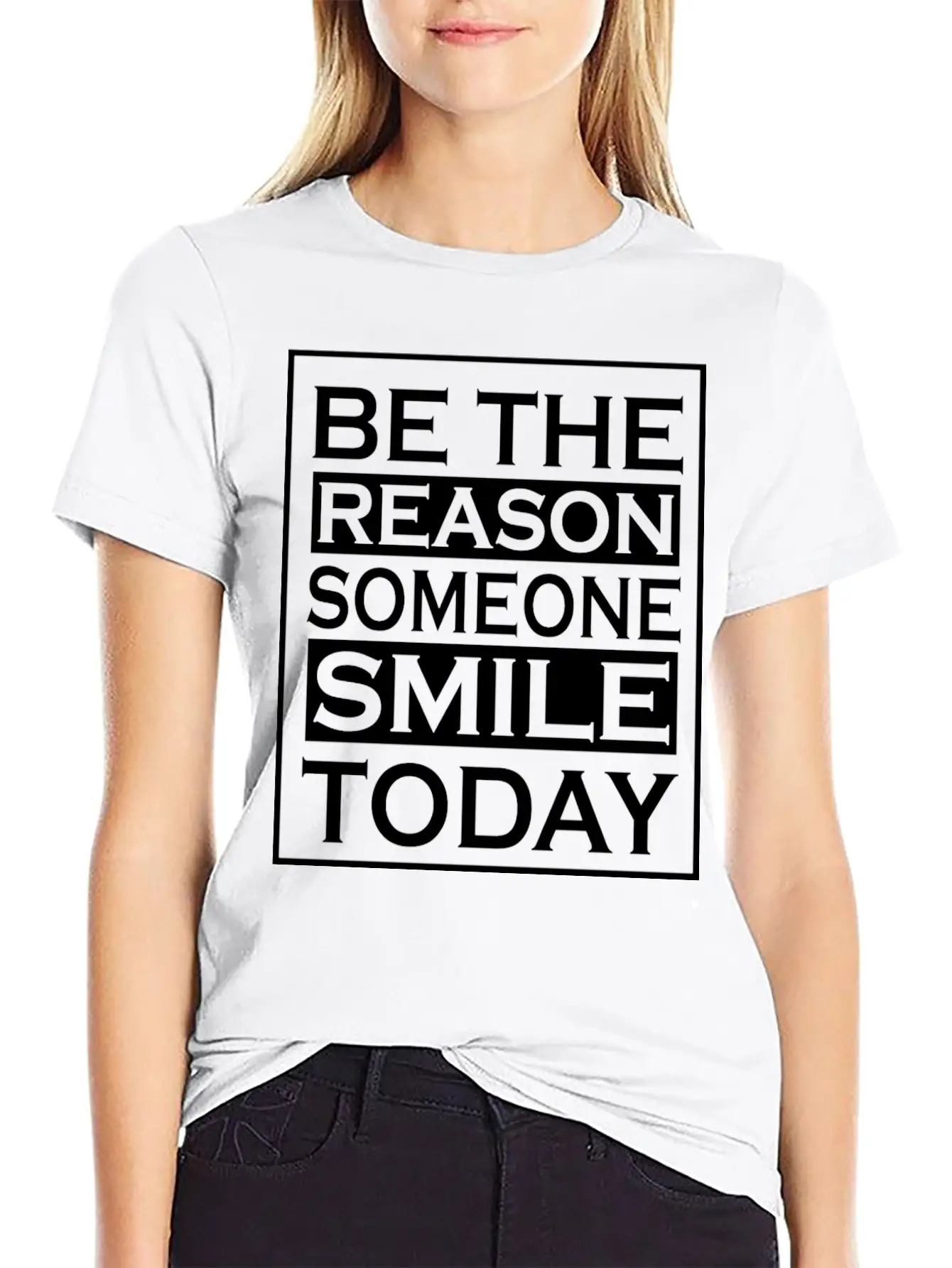 Smile | Cool Saying Comfortable Minimalist Graphic Tee – Summer Style Essential