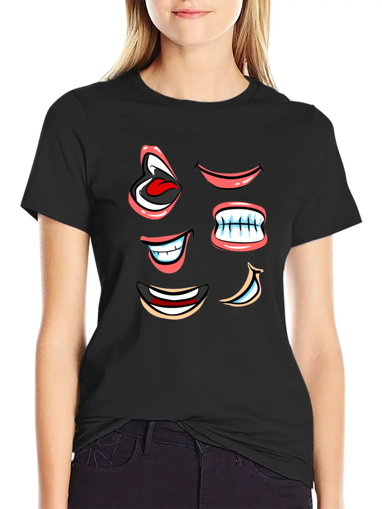 Smile. Stylish Everyday T-Shirt – Unisex Basic Cotton Tee
