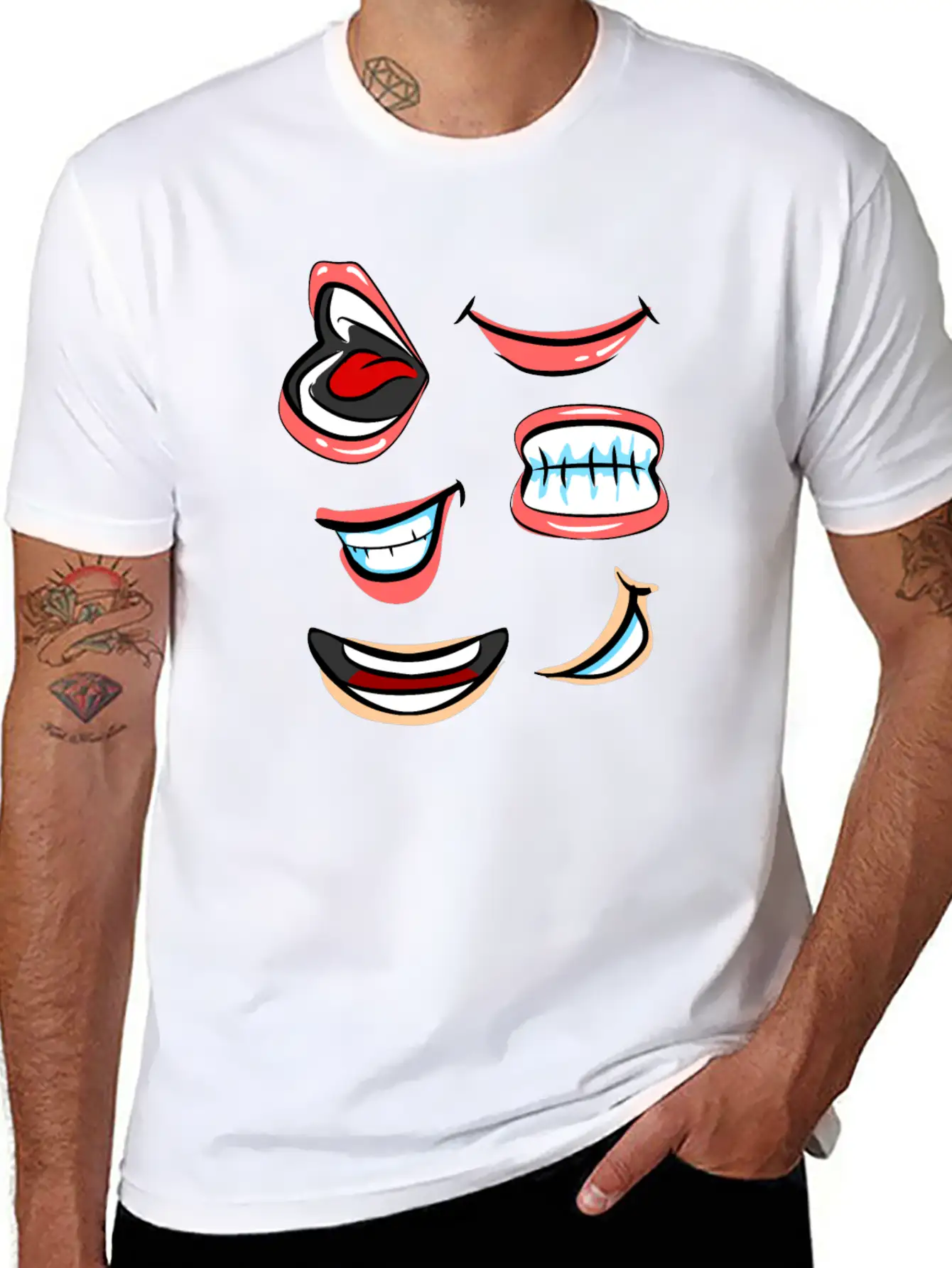 Smile. Stylish Everyday T-Shirt – Unisex Basic Cotton Tee