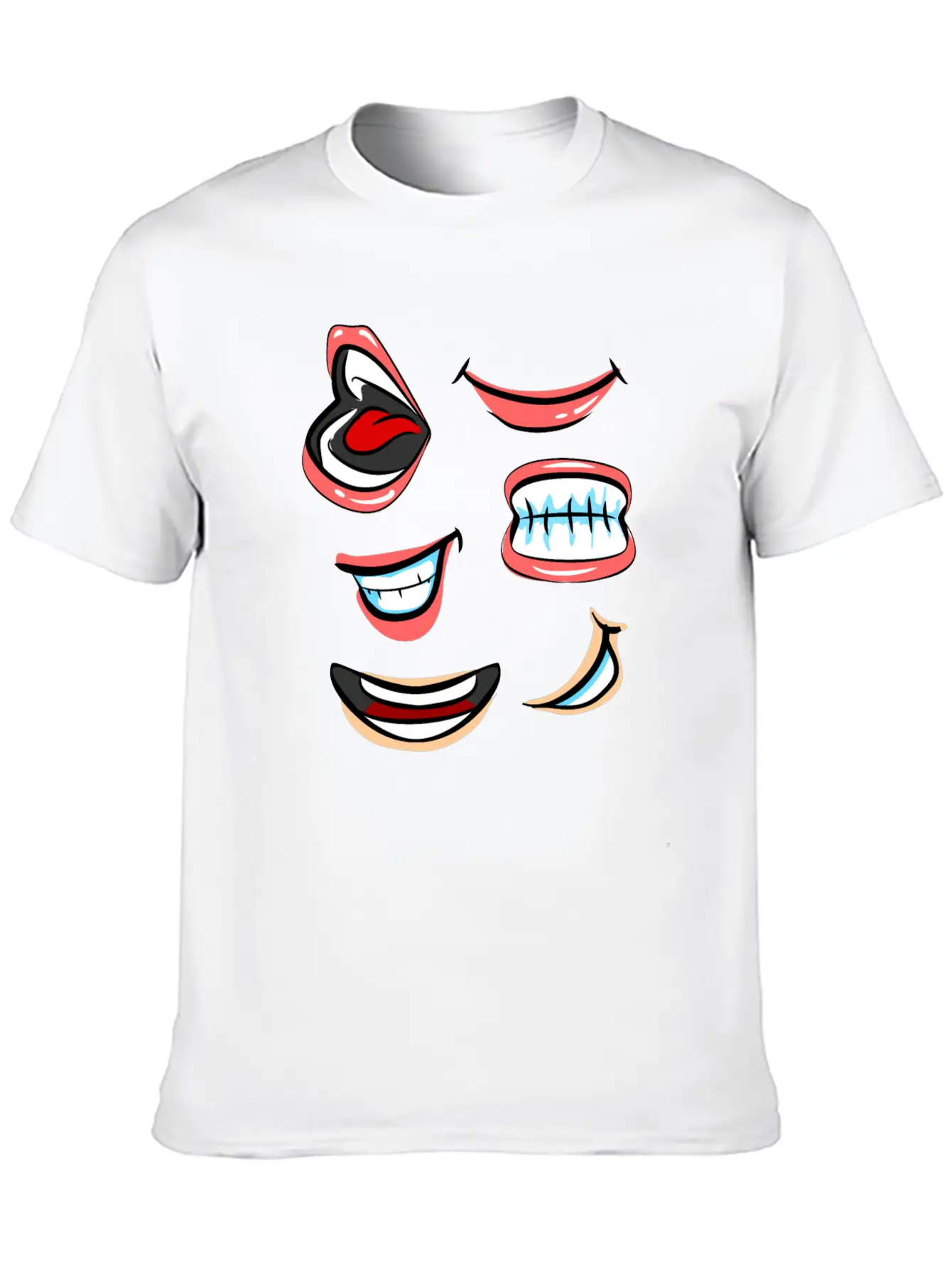 Smile. Stylish Everyday T-Shirt – Unisex Basic Cotton Tee
