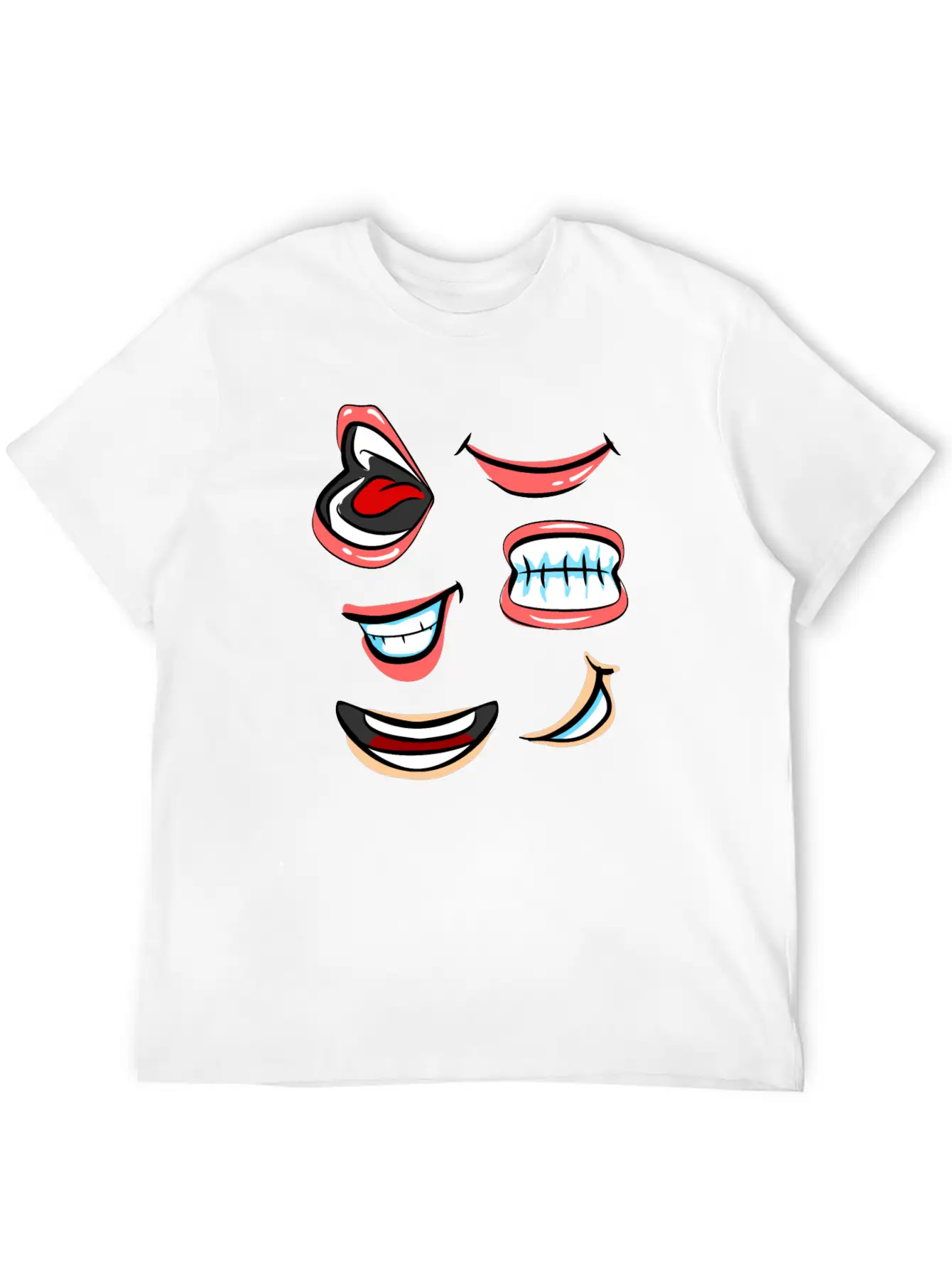 Smile. Stylish Everyday T-Shirt – Unisex Basic Cotton Tee