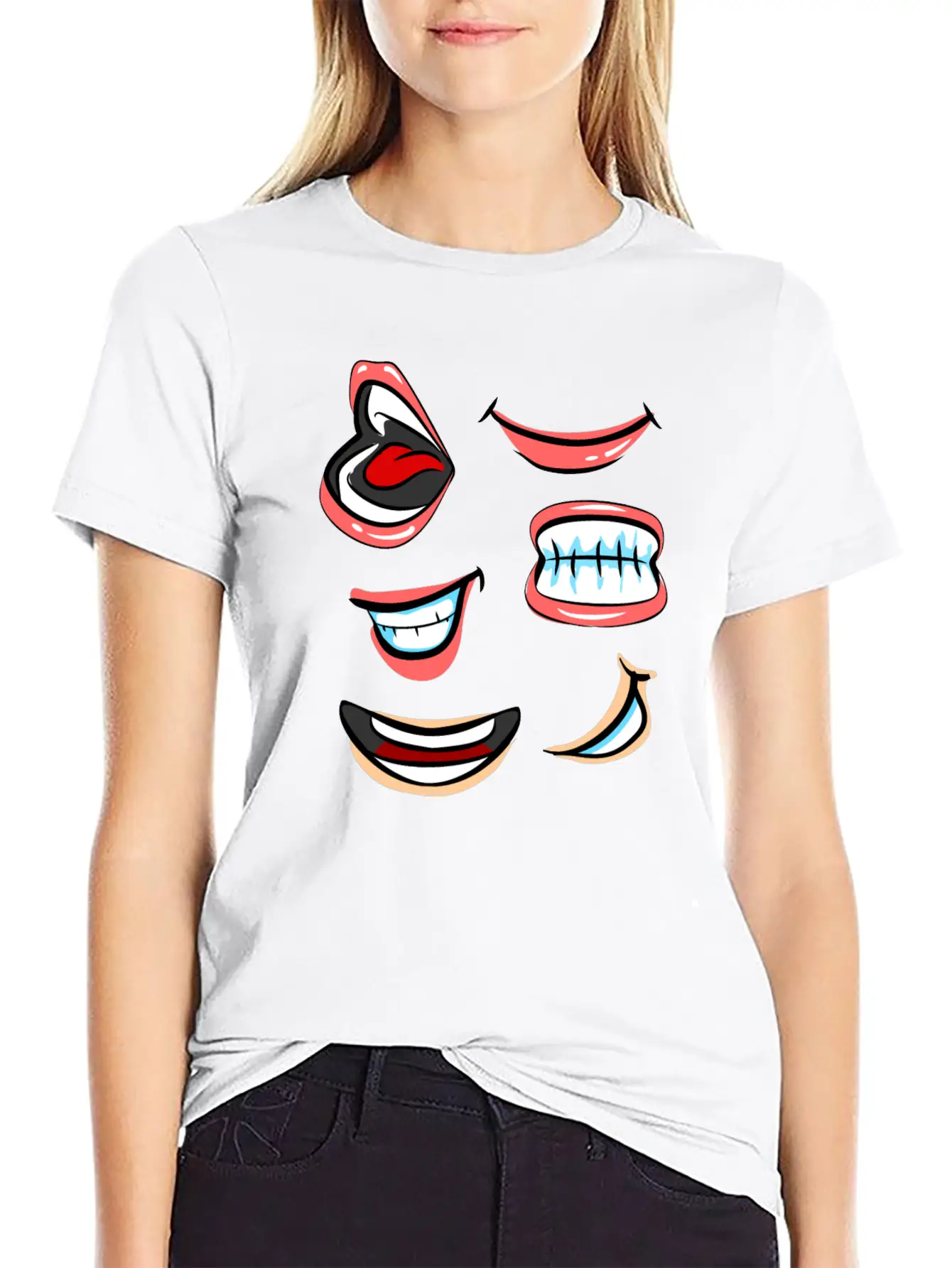 Smile. Stylish Everyday T-Shirt – Unisex Basic Cotton Tee