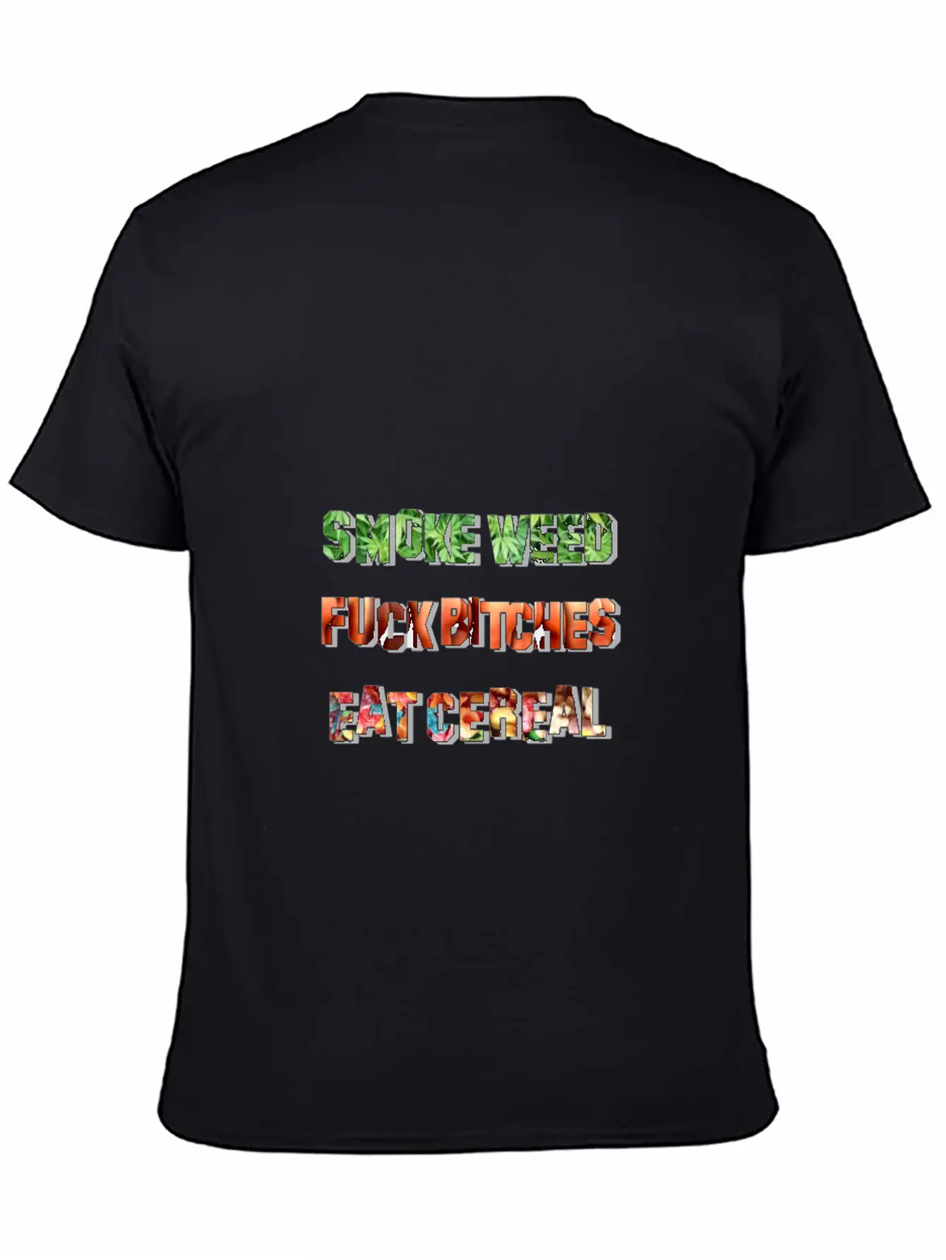 Smoke Fuck Eat Unisex Short Sleeve Soft Cotton T-Shirt – Casual Everyday Wear