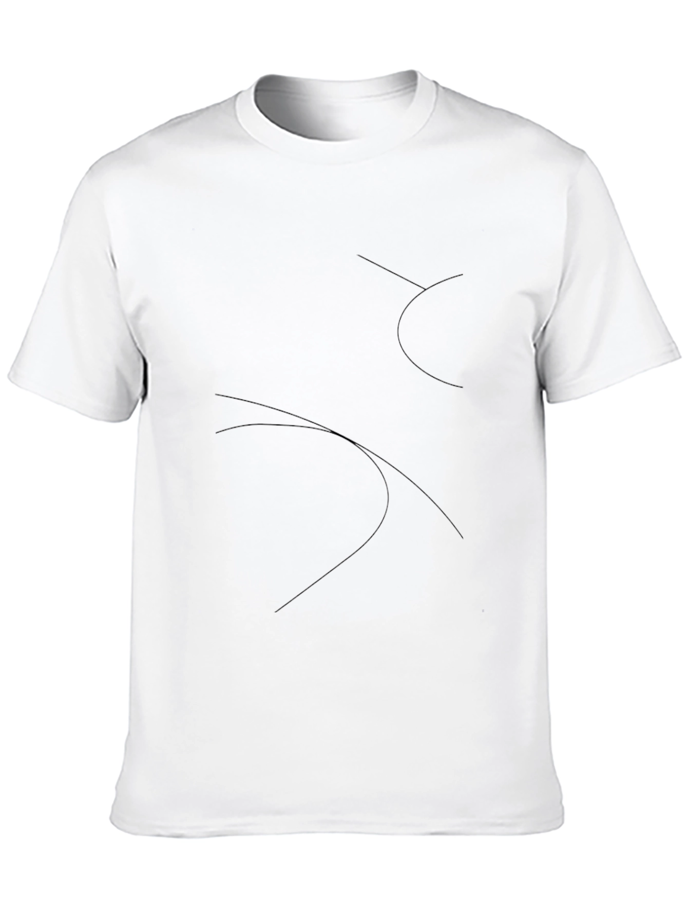 Classic Black Crew Neck T-Shirt for Men