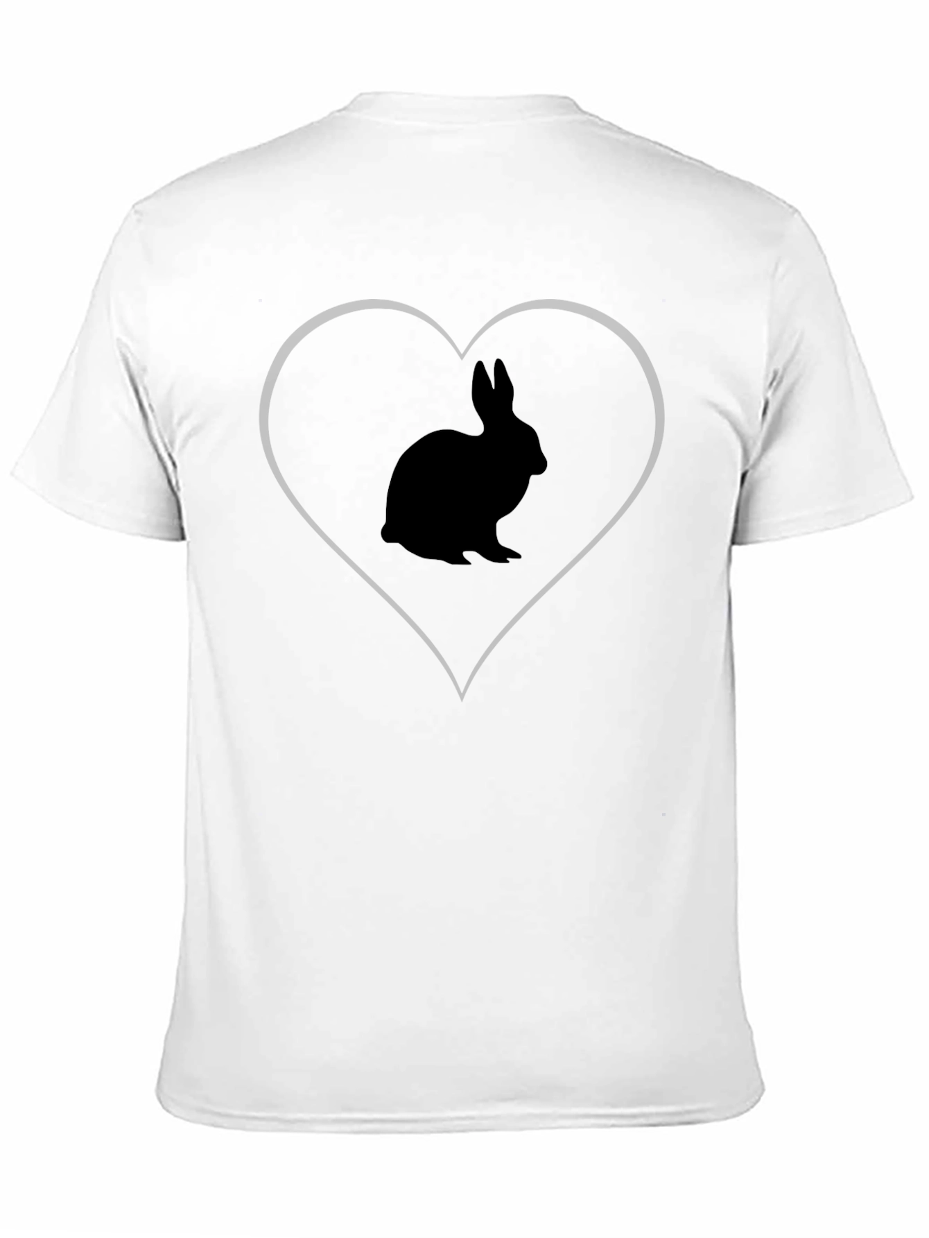 Rabbit Heart T-Shirt - Soft Cotton Tee