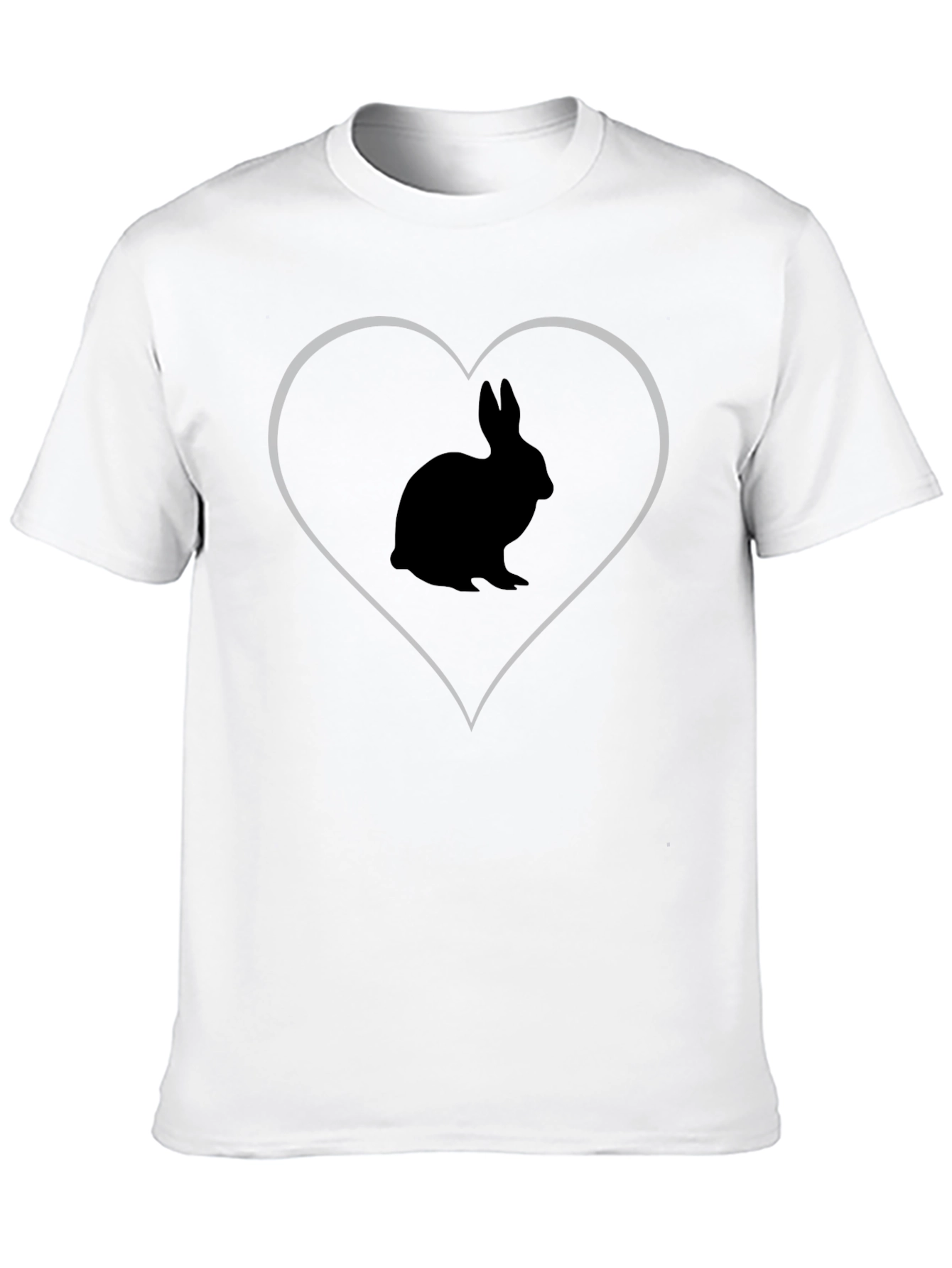 Rabbit Heart T-Shirt - Soft Cotton Tee