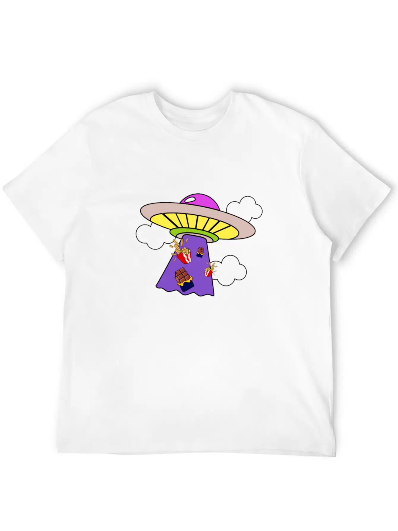 Snack Galaxy Unisex Short Sleeve Soft Cotton T-Shirt – Casual Everyday Wear