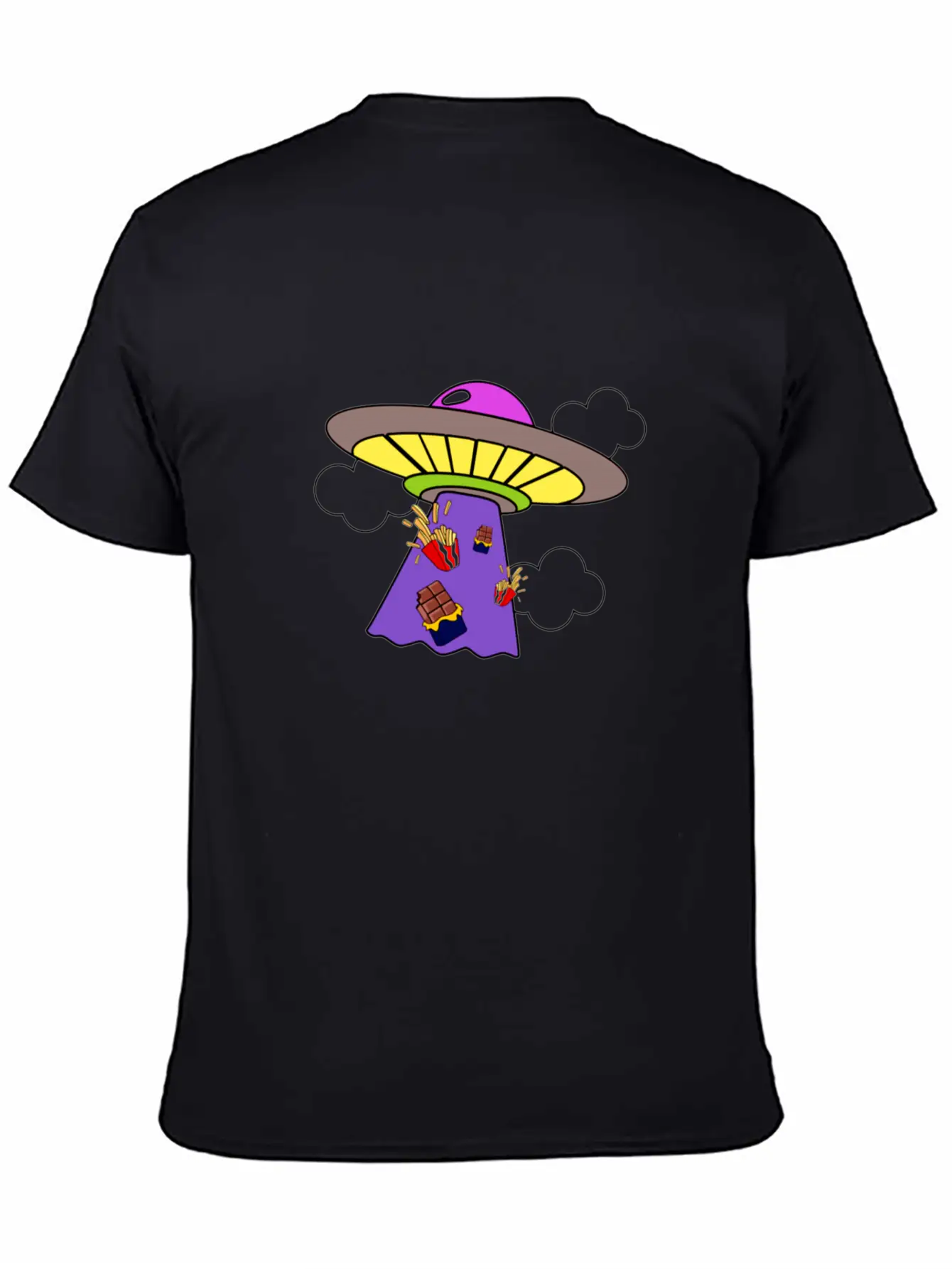 Snack Galaxy Unisex Short Sleeve Soft Cotton T-Shirt – Casual Everyday Wear