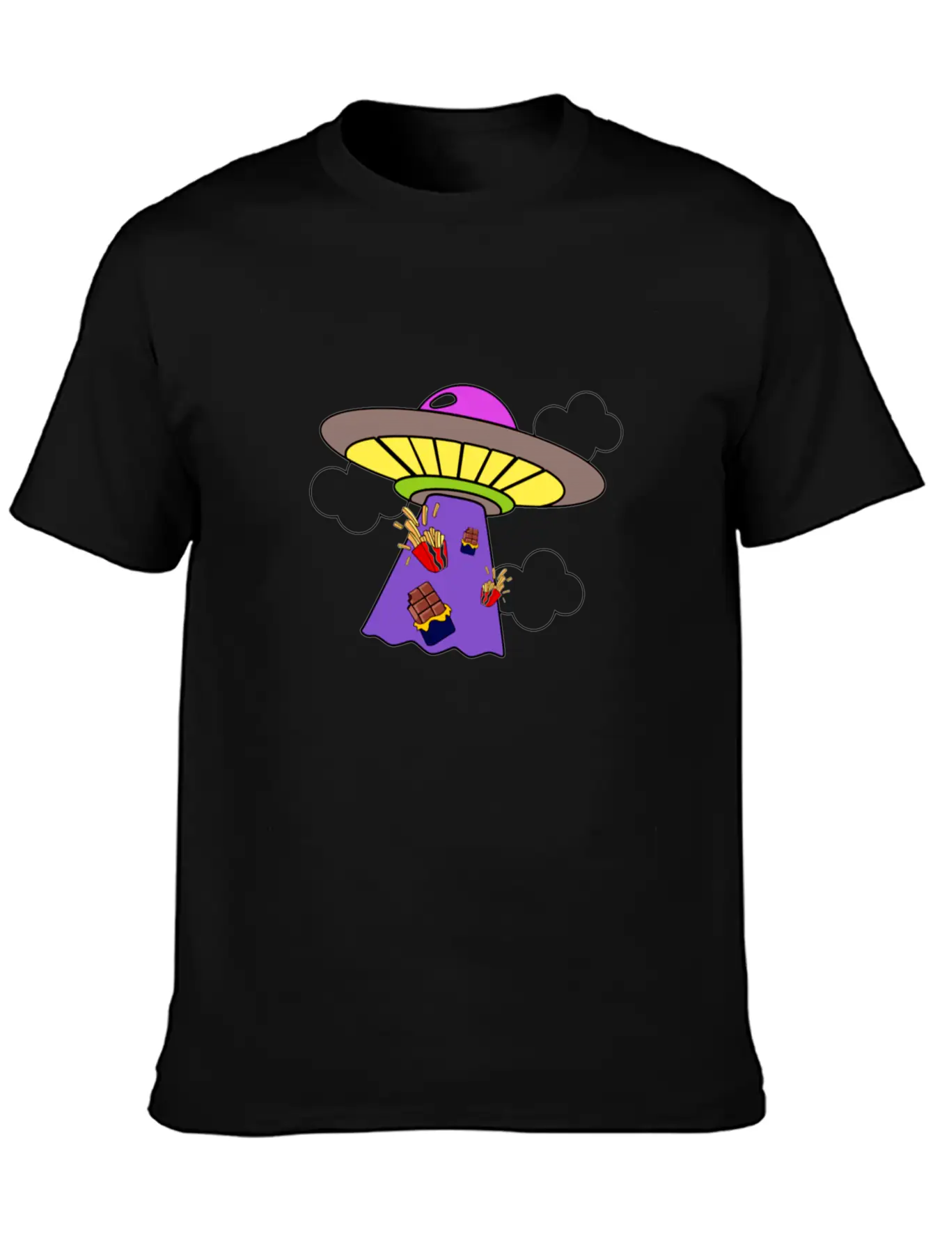 Snack Galaxy Unisex Short Sleeve Soft Cotton T-Shirt – Casual Everyday Wear