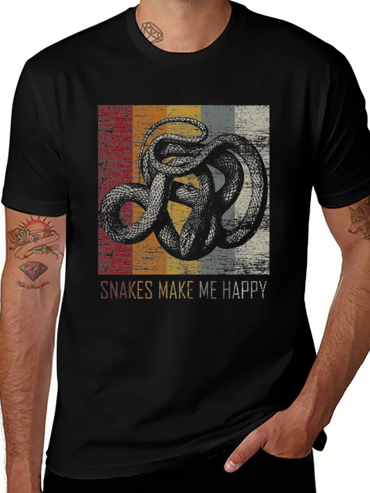 Snake Basic Graphic T-Shirt – Daily Comfort In Soft Cotton