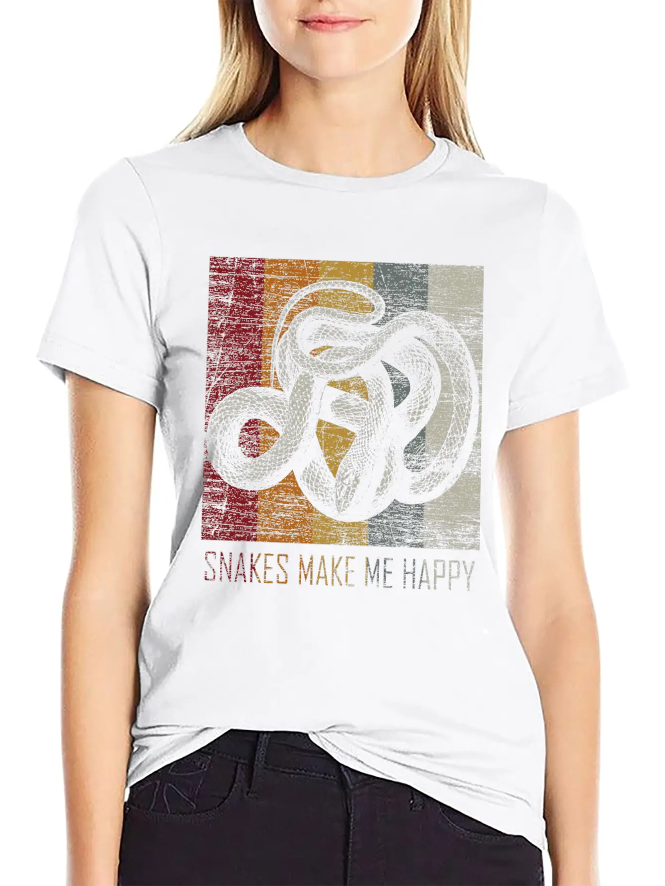 Snake Basic Graphic T-Shirt – Daily Comfort In Soft Cotton