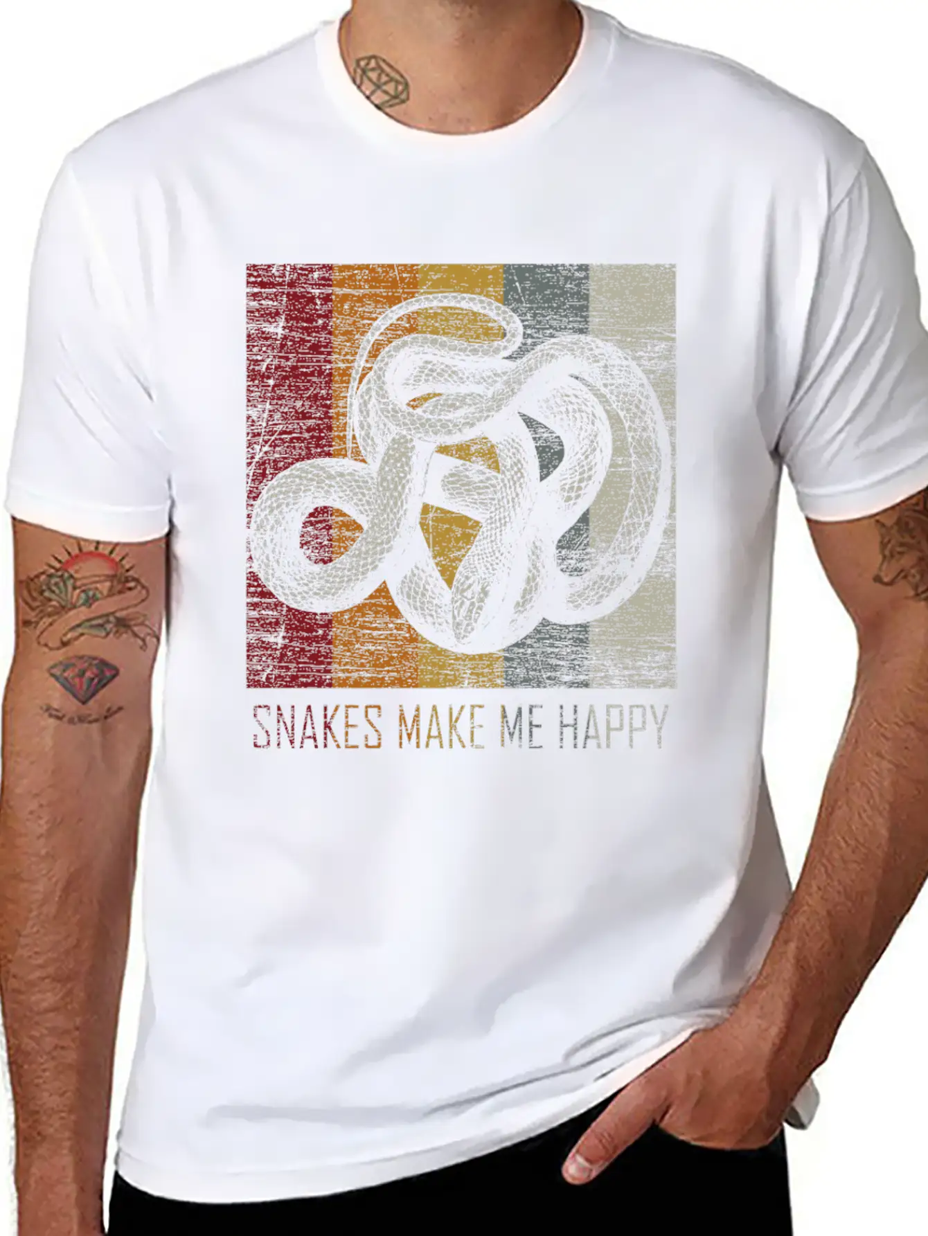 Snake Basic Graphic T-Shirt – Daily Comfort In Soft Cotton