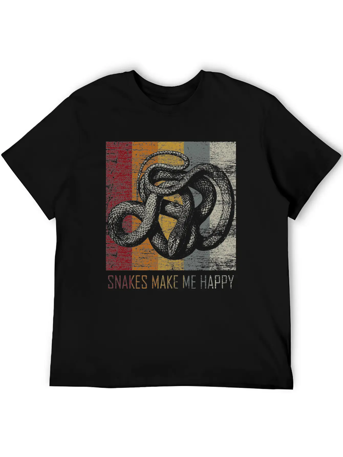 Snake Basic Graphic T-Shirt – Daily Comfort In Soft Cotton