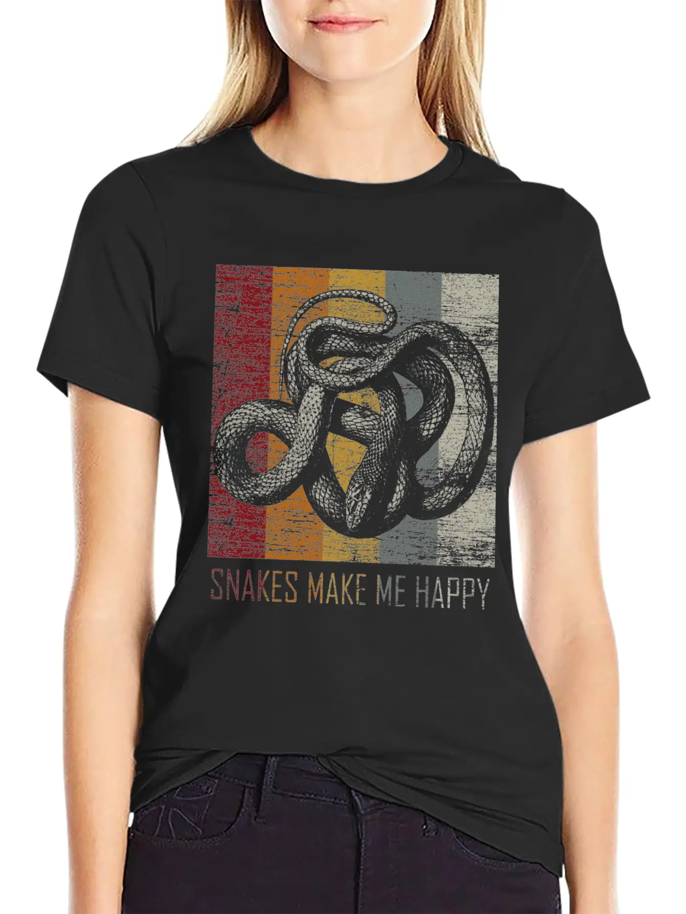 Snake Basic Graphic T-Shirt – Daily Comfort In Soft Cotton