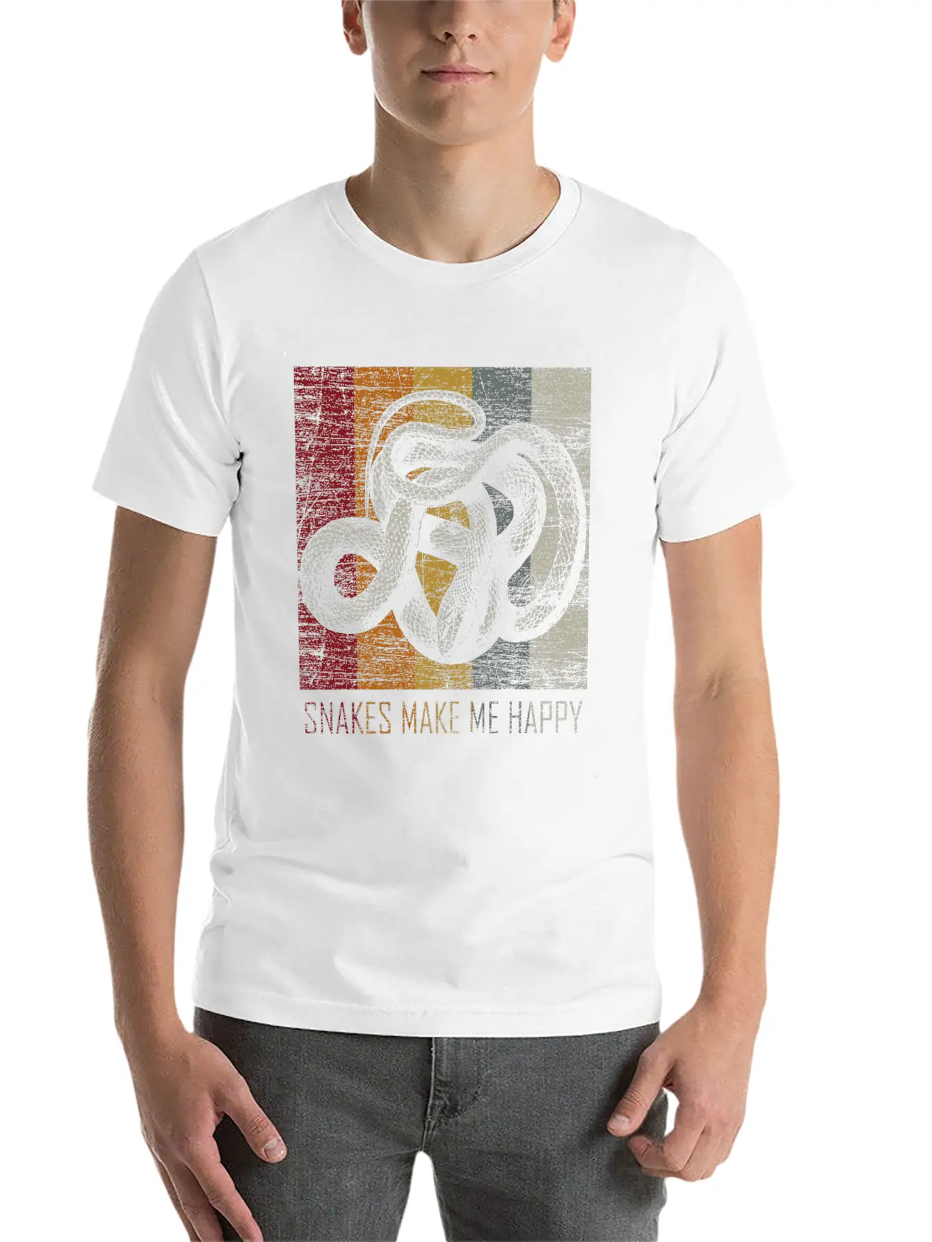Snake Basic Graphic T-Shirt – Daily Comfort In Soft Cotton