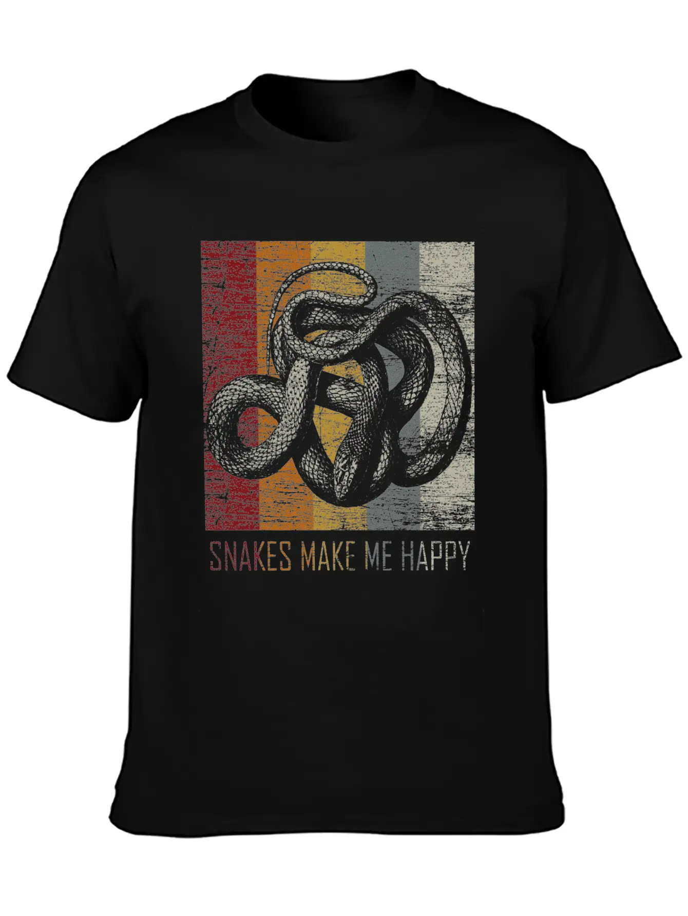 Snake Basic Graphic T-Shirt – Daily Comfort In Soft Cotton