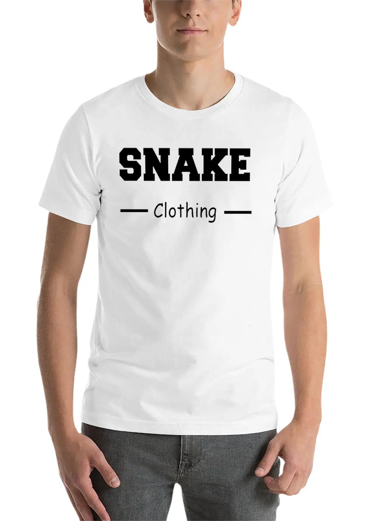 Snake Clothing Basic Graphic T-Shirt – Daily Comfort In Soft Cotton