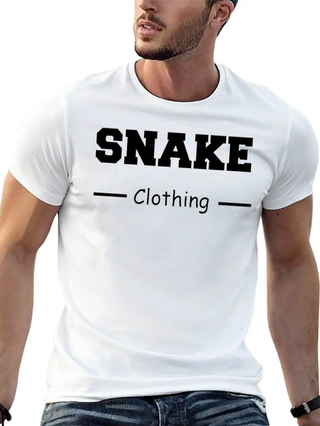 Snake Clothing Basic Graphic T-Shirt – Daily Comfort In Soft Cotton