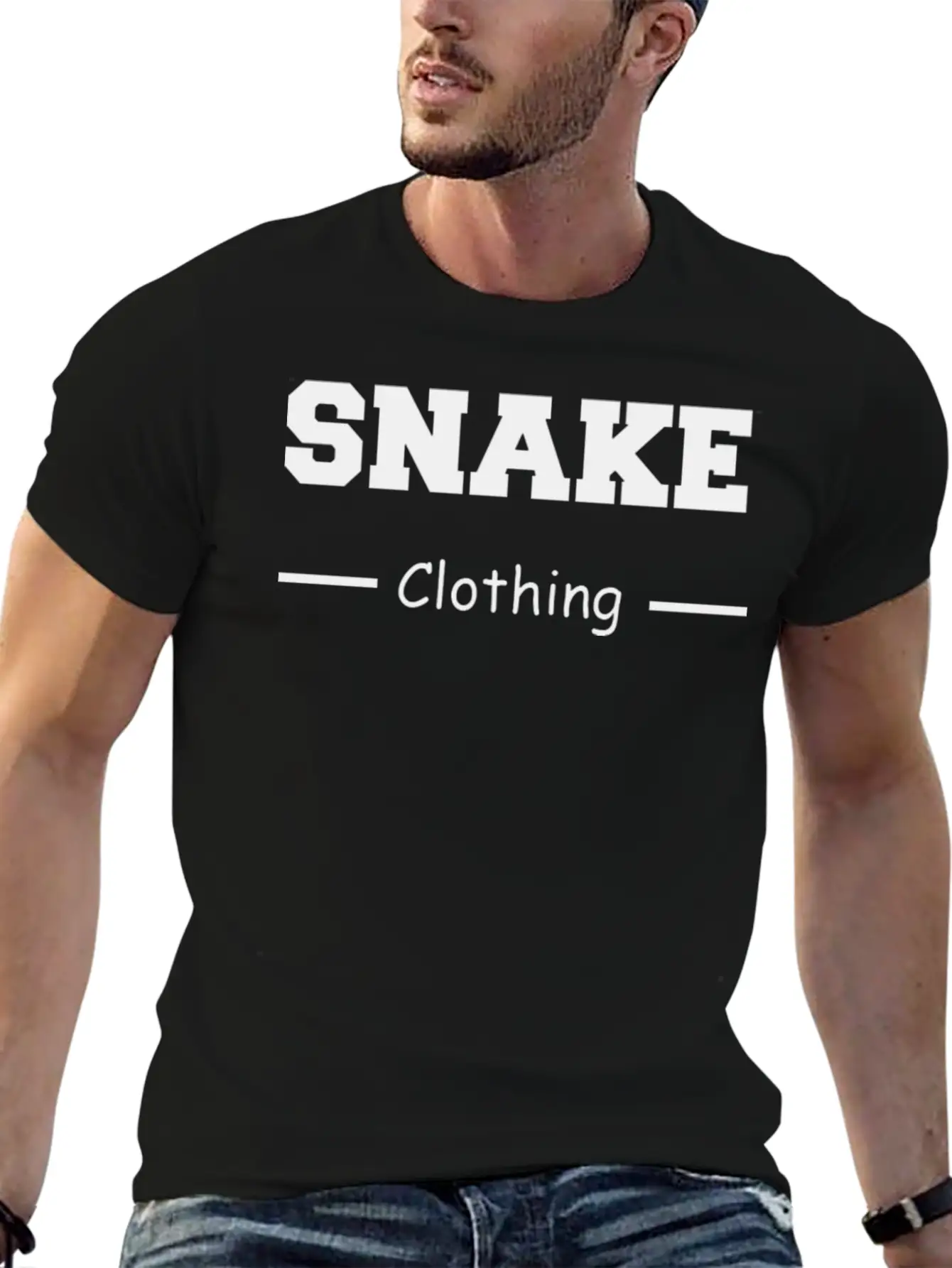 Snake Clothing Basic Graphic T-Shirt – Daily Comfort In Soft Cotton