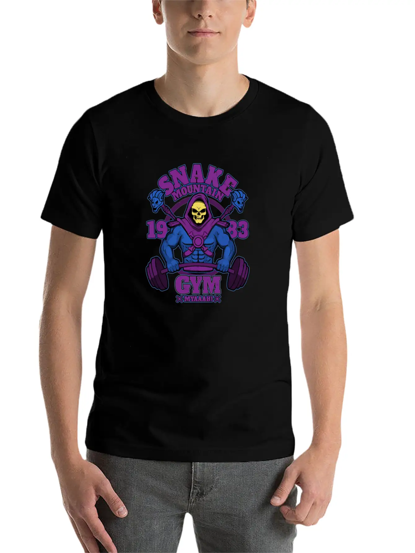 Snake Mountain Gym Basic Graphic T-Shirt – Daily Comfort In Soft Cotton